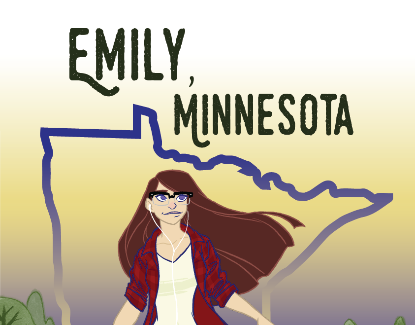 Brandon C. Wind Emily, Minnesota book cover design