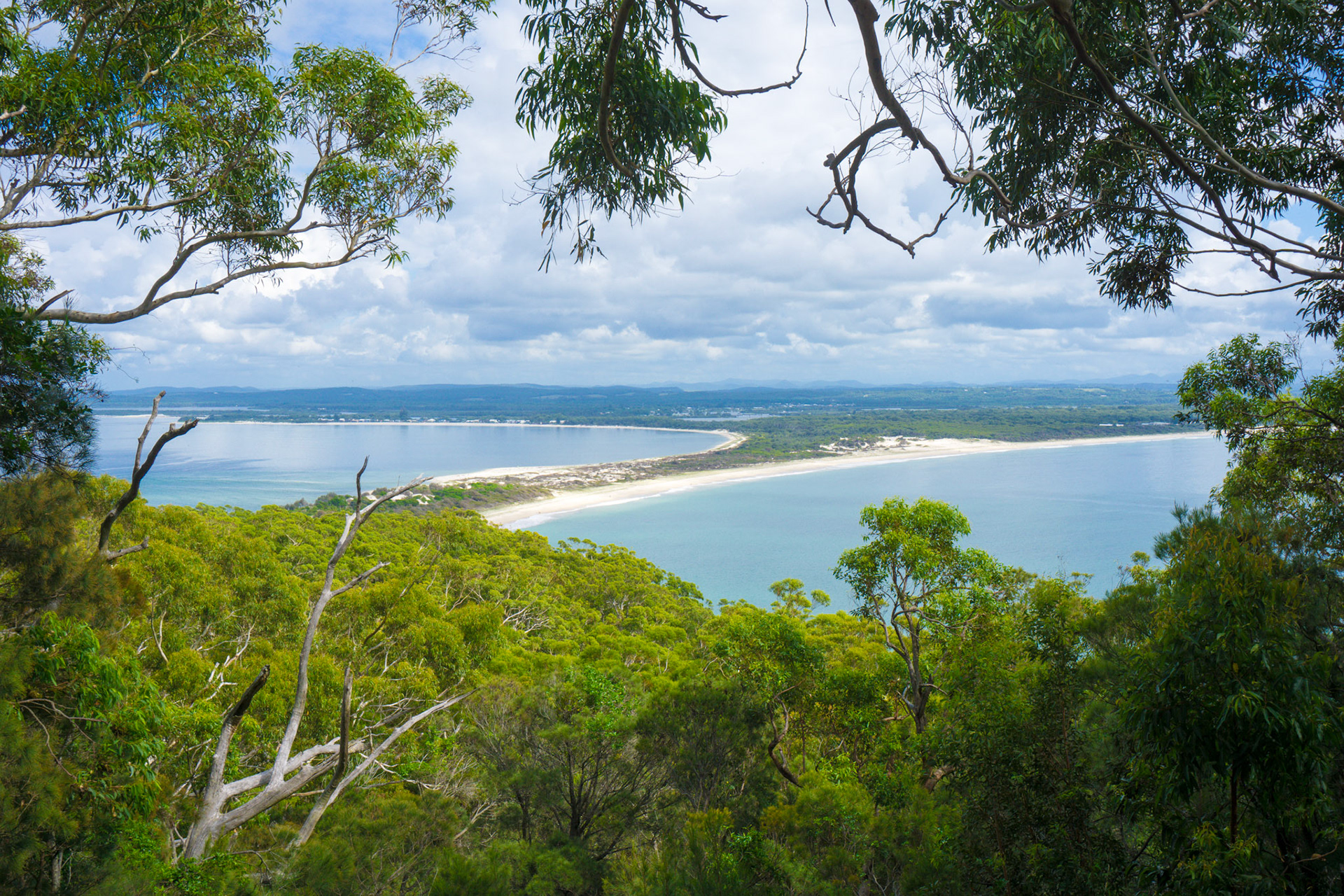 La vue depuis le haut de Yaccaba.