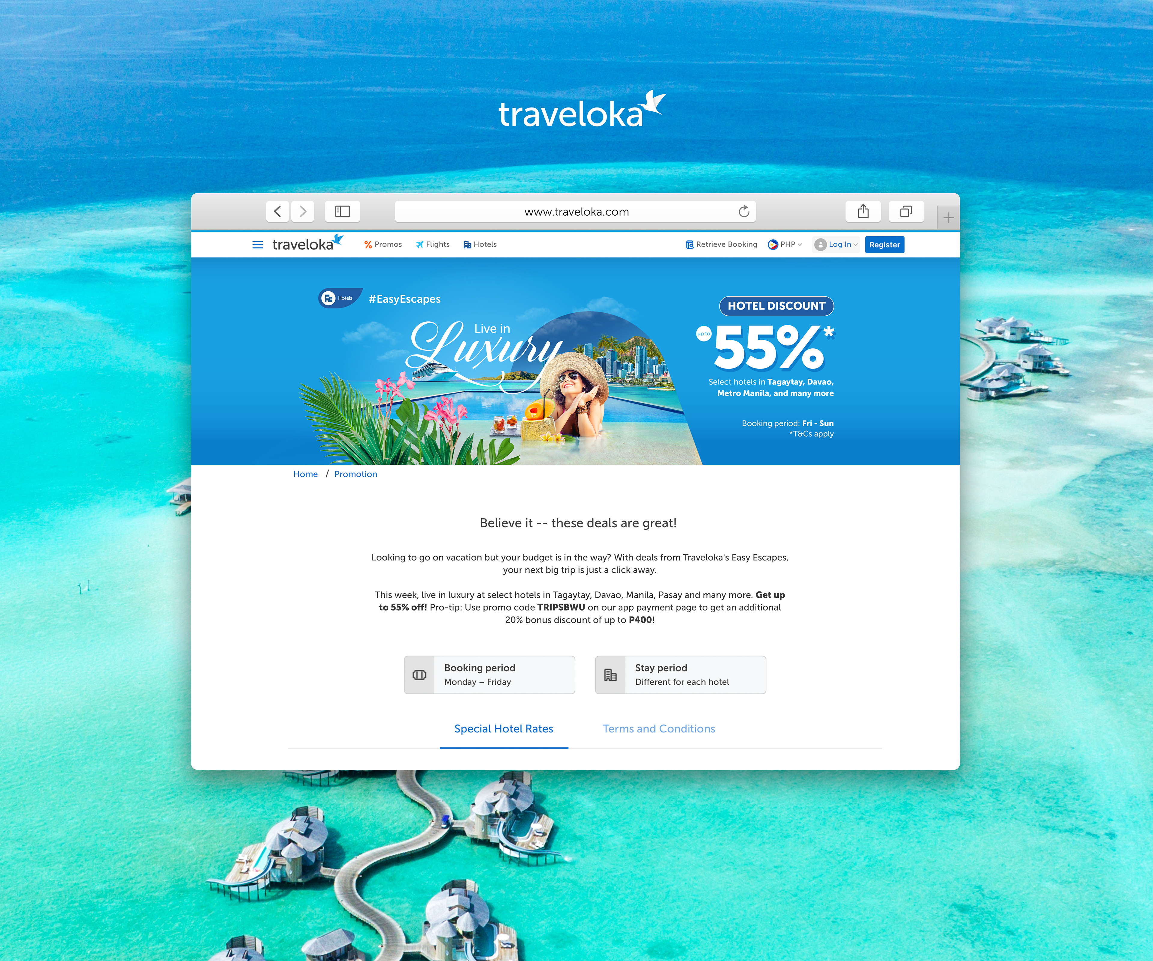 Illustration Portfolio Traveloka Promotion Banners