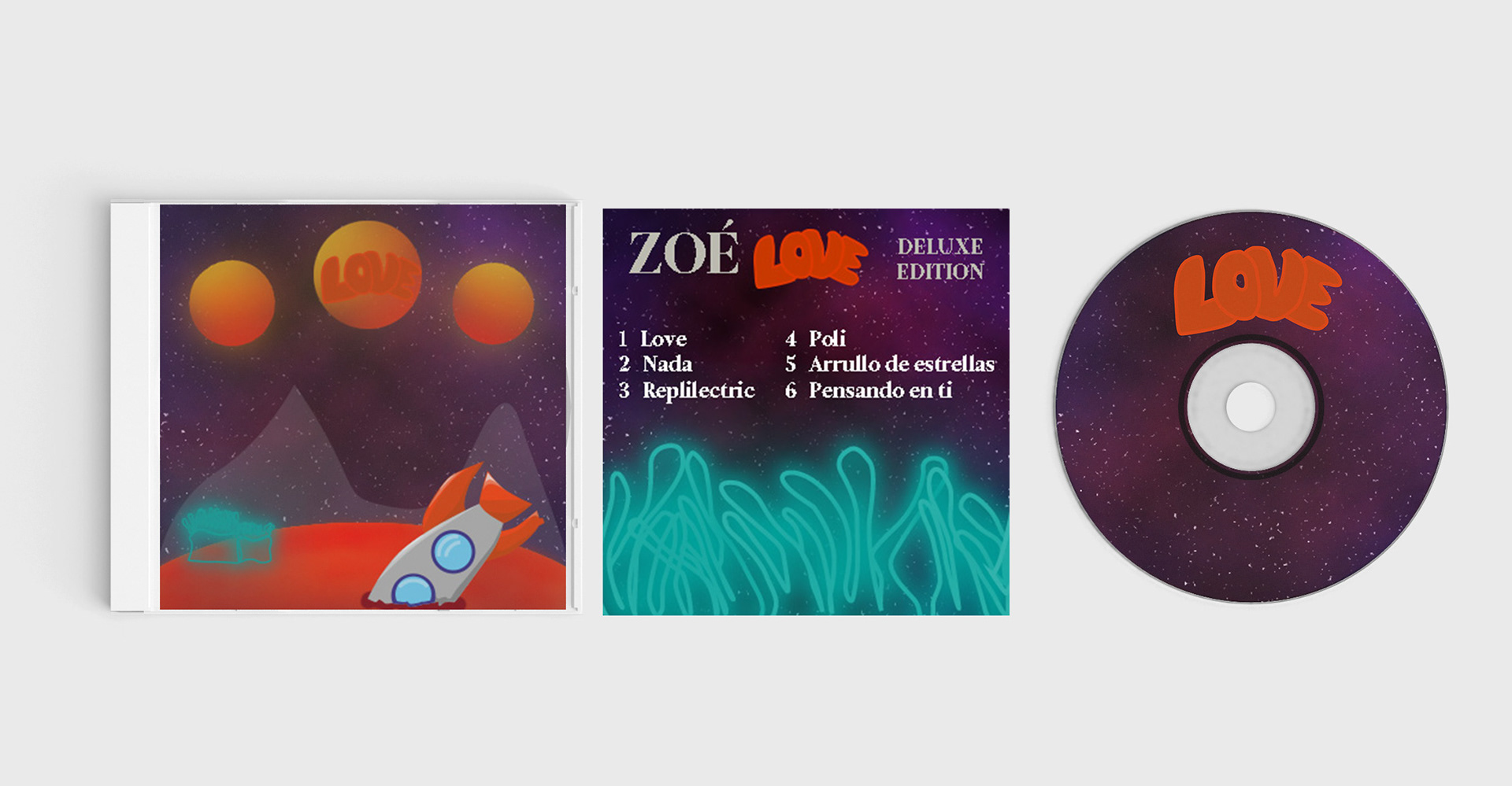Fer Fdez - Rediseño portada de disco banda Zoé