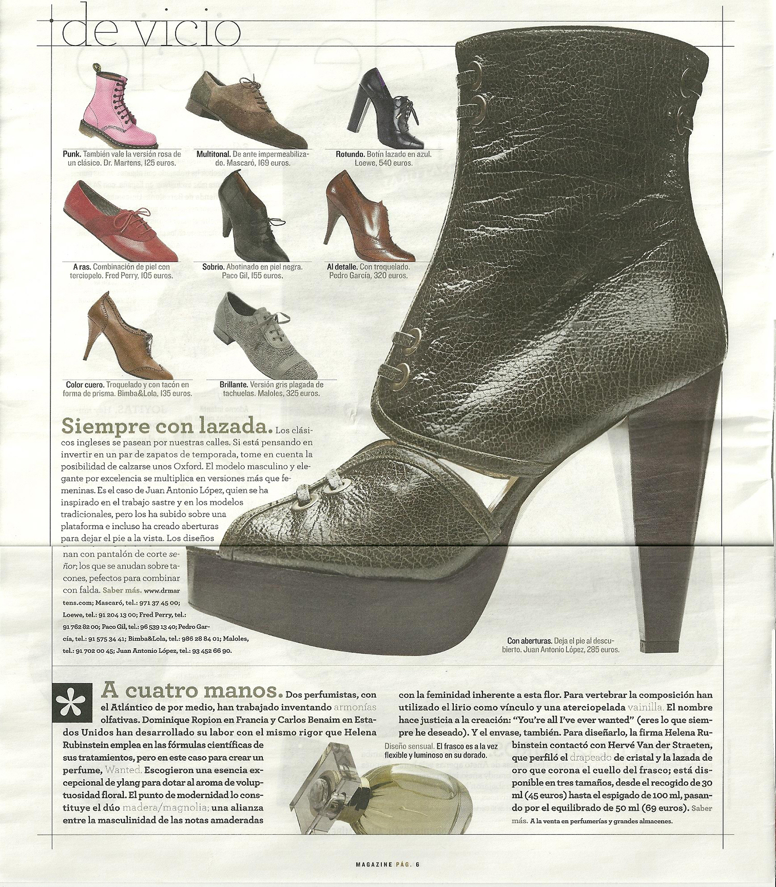 MAGAZINE EL MUNDO, November 2009