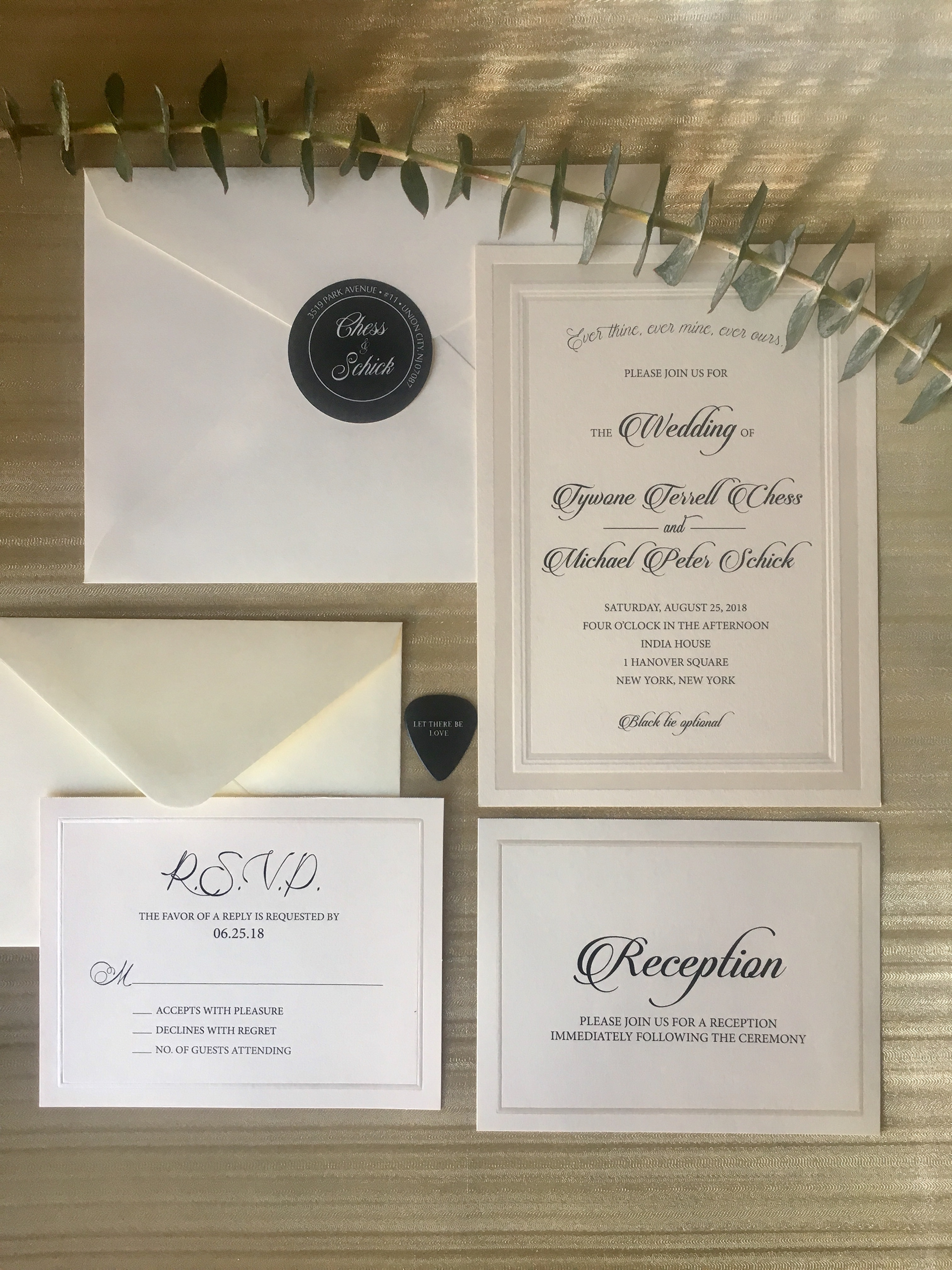 Classic Wedding Invitation Package 