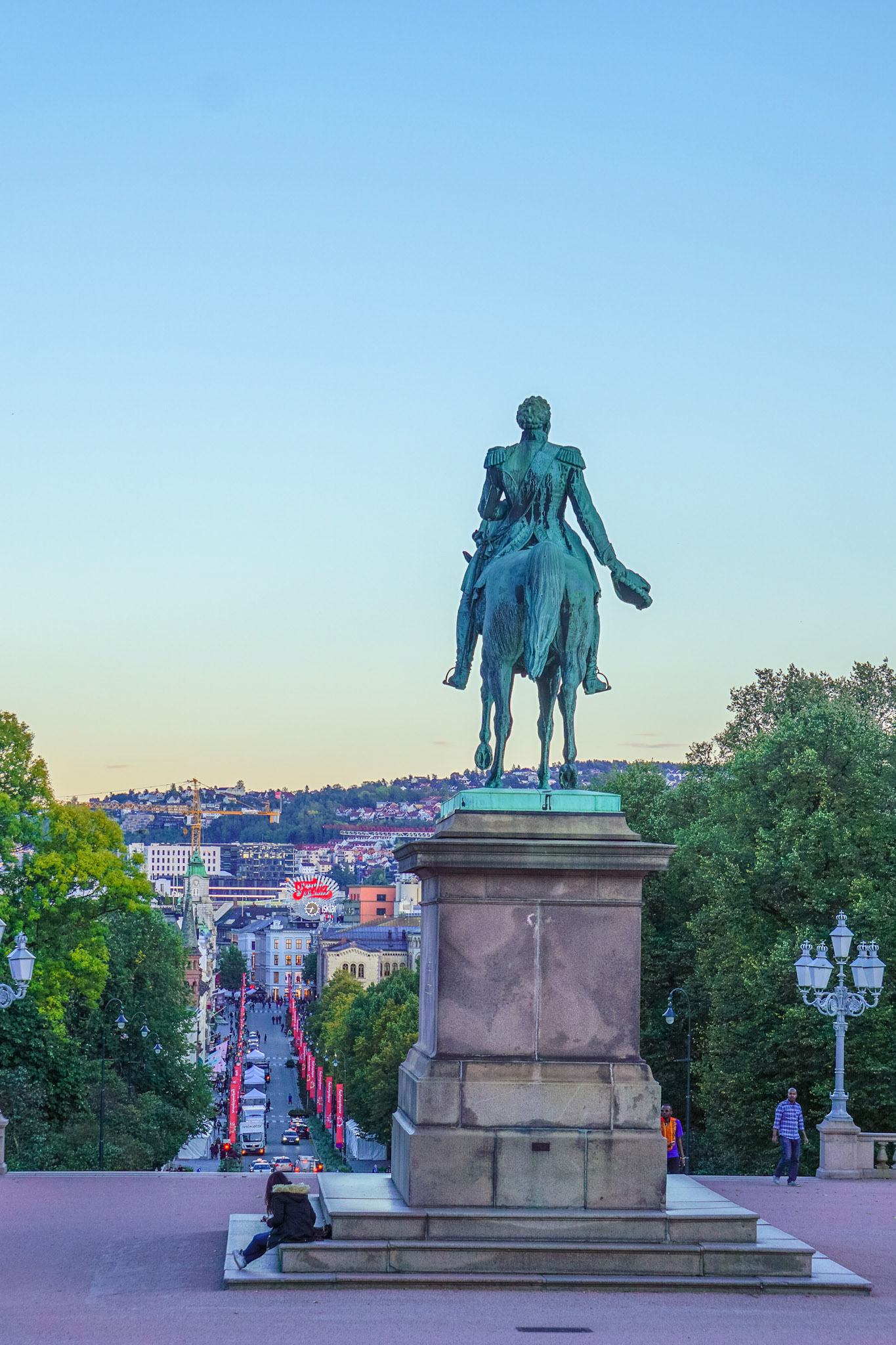 View from the Royal Palace, Oslo