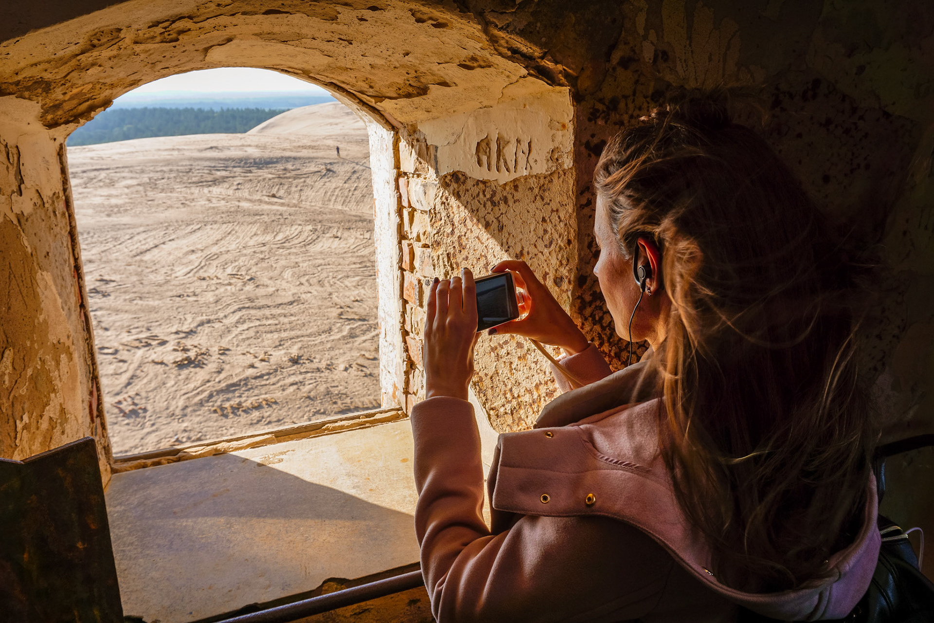 Inside the Rubjerg Knude Lighthouse, 2018
