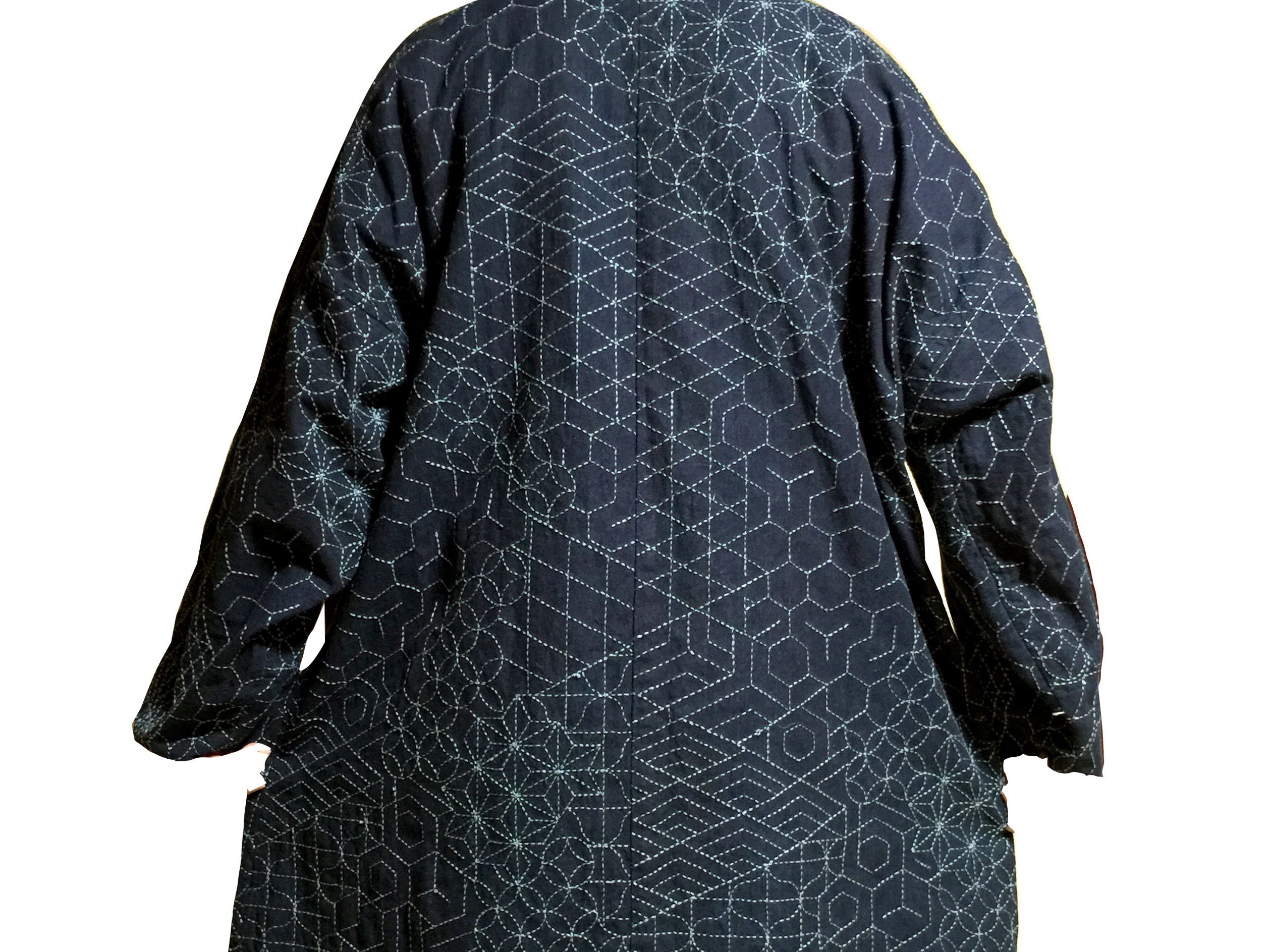 Sashiko Portfolio - Sashiko Coat Jacket Keiko 01