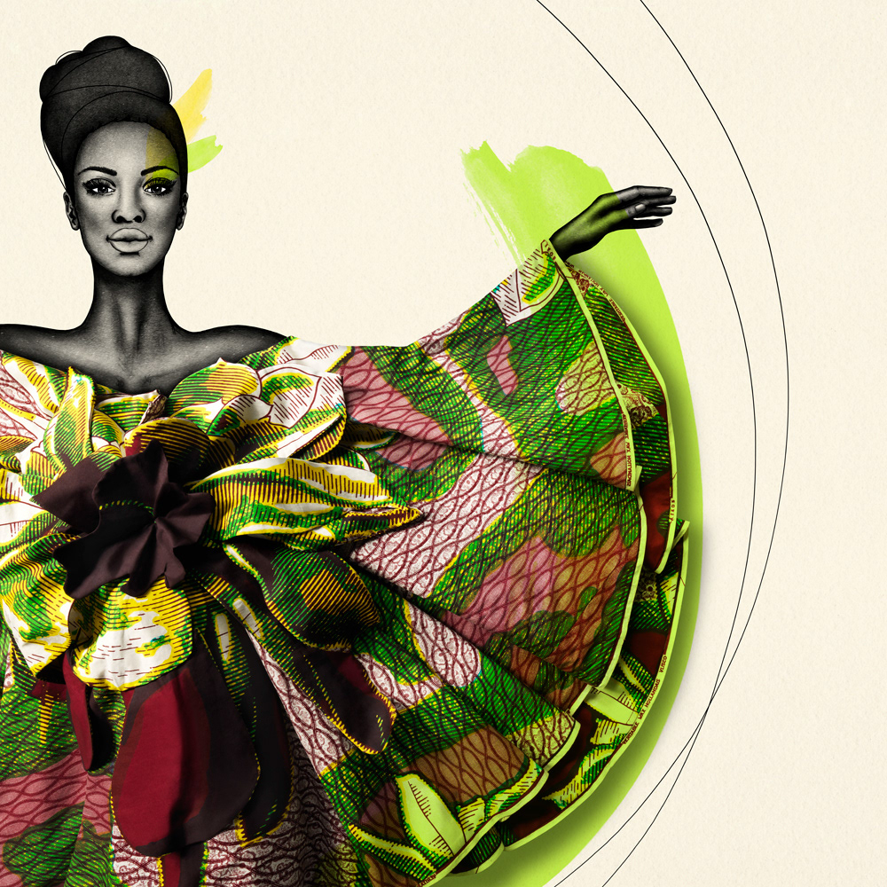 Vlisco Delicate Shades @ Anneke Krull