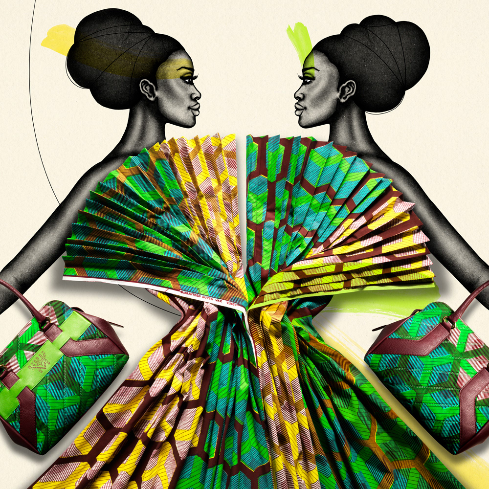 Vlisco Delicate Shades @ Anneke Krull