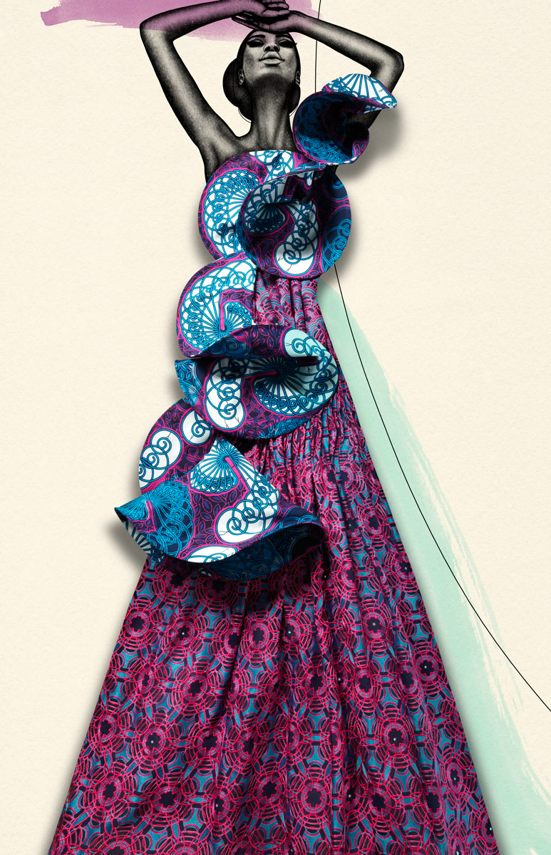 Vlisco Delicate Shades @ Anneke Krull