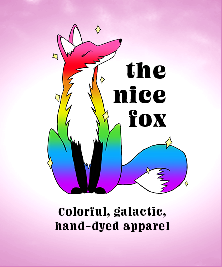 Rectangular Sticker Design for the client, The Nice Fox
