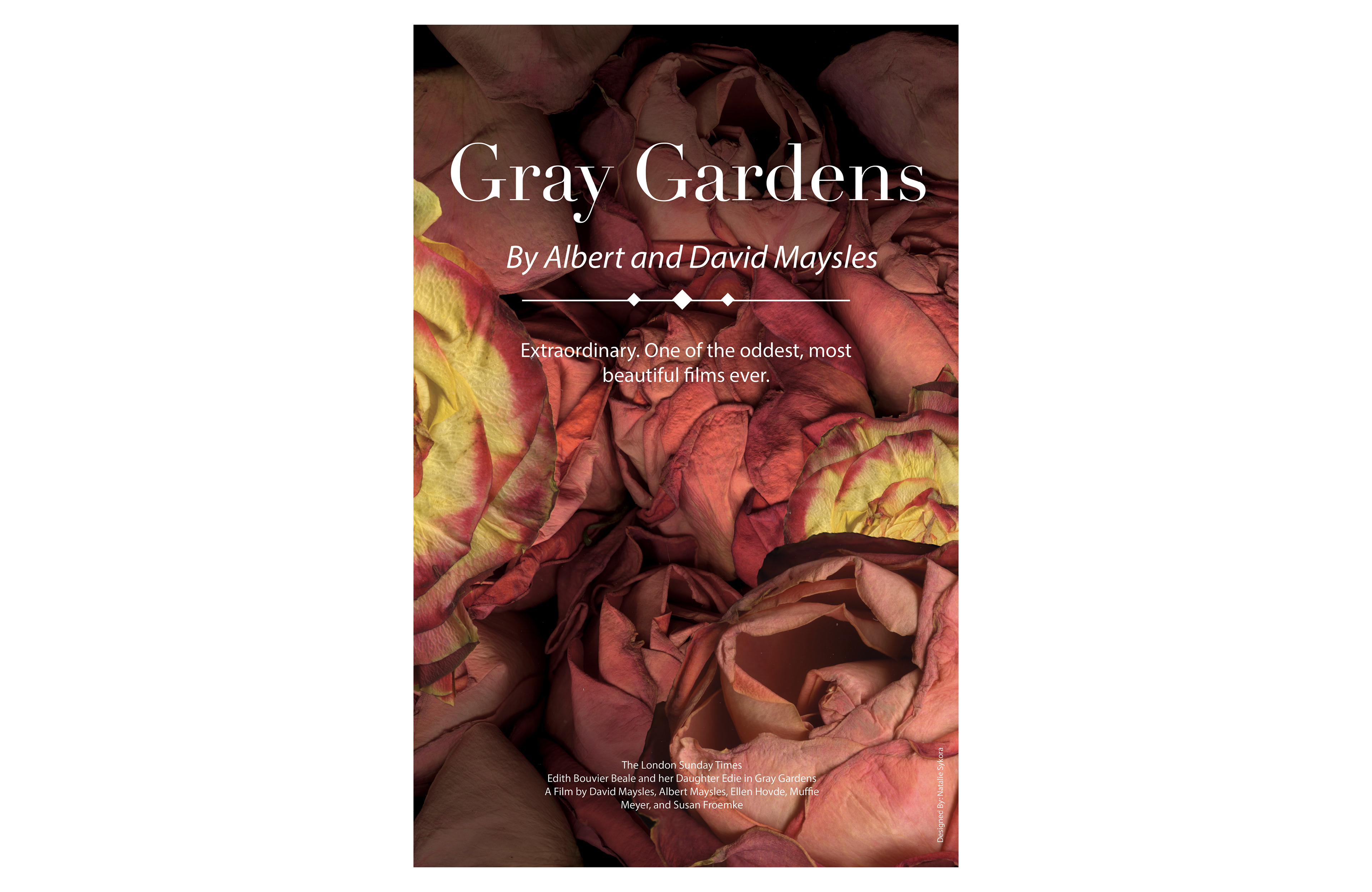 Poster Design for "Gray Gardens"