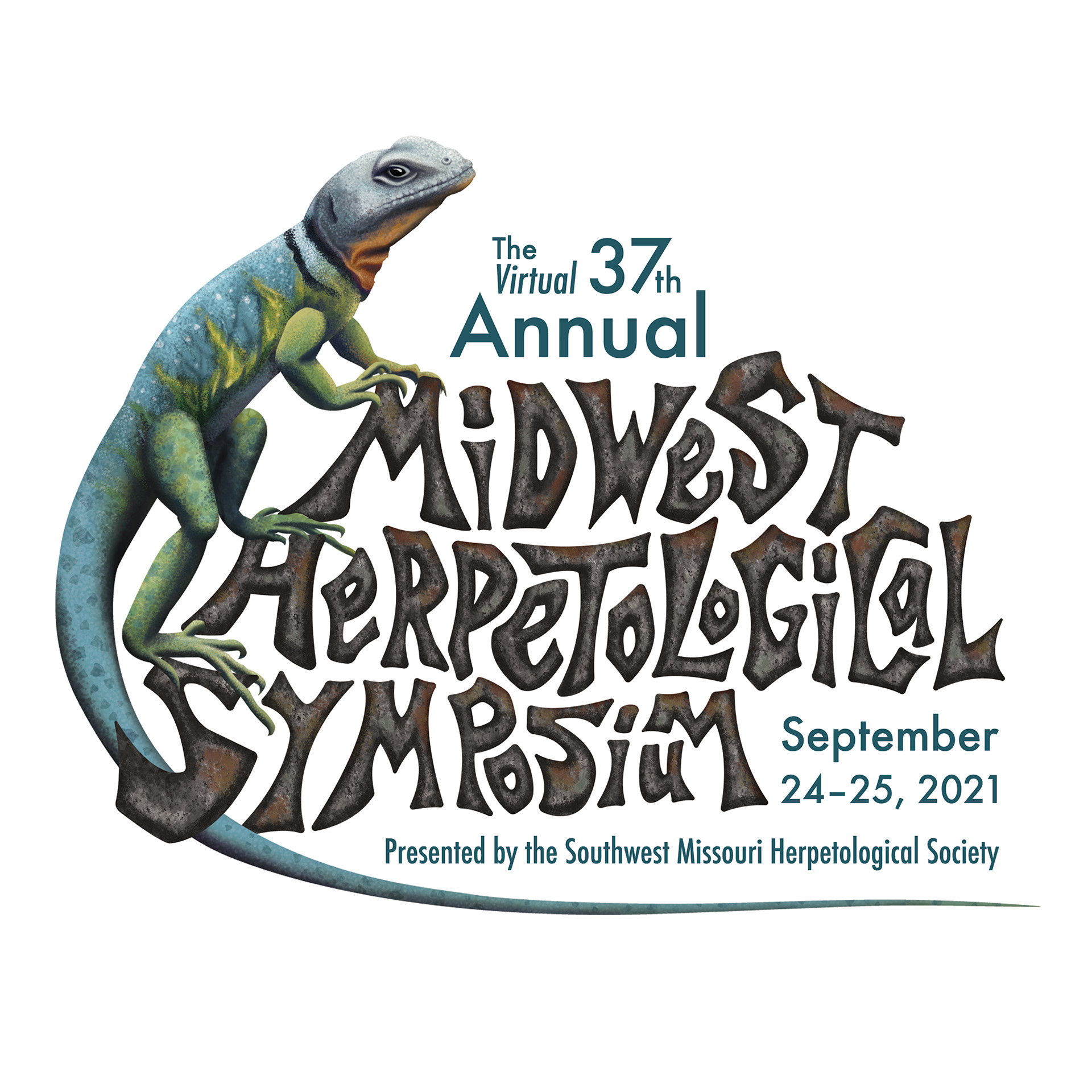 Promotional Illustration and Design advertising the Midwest Herpetological Symposium