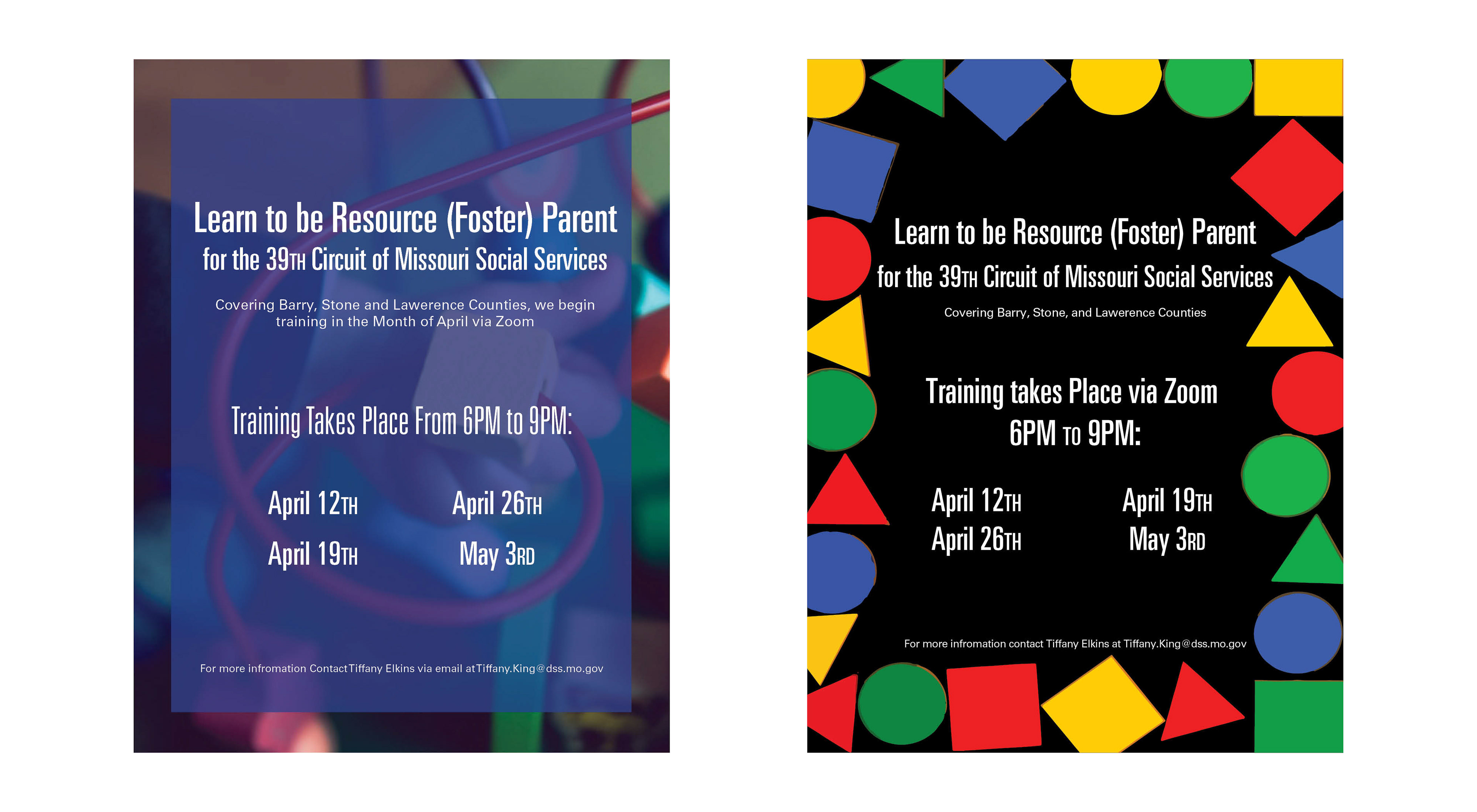 Promotional Advertising Design for the 39th Circuit of Missouri Social Services