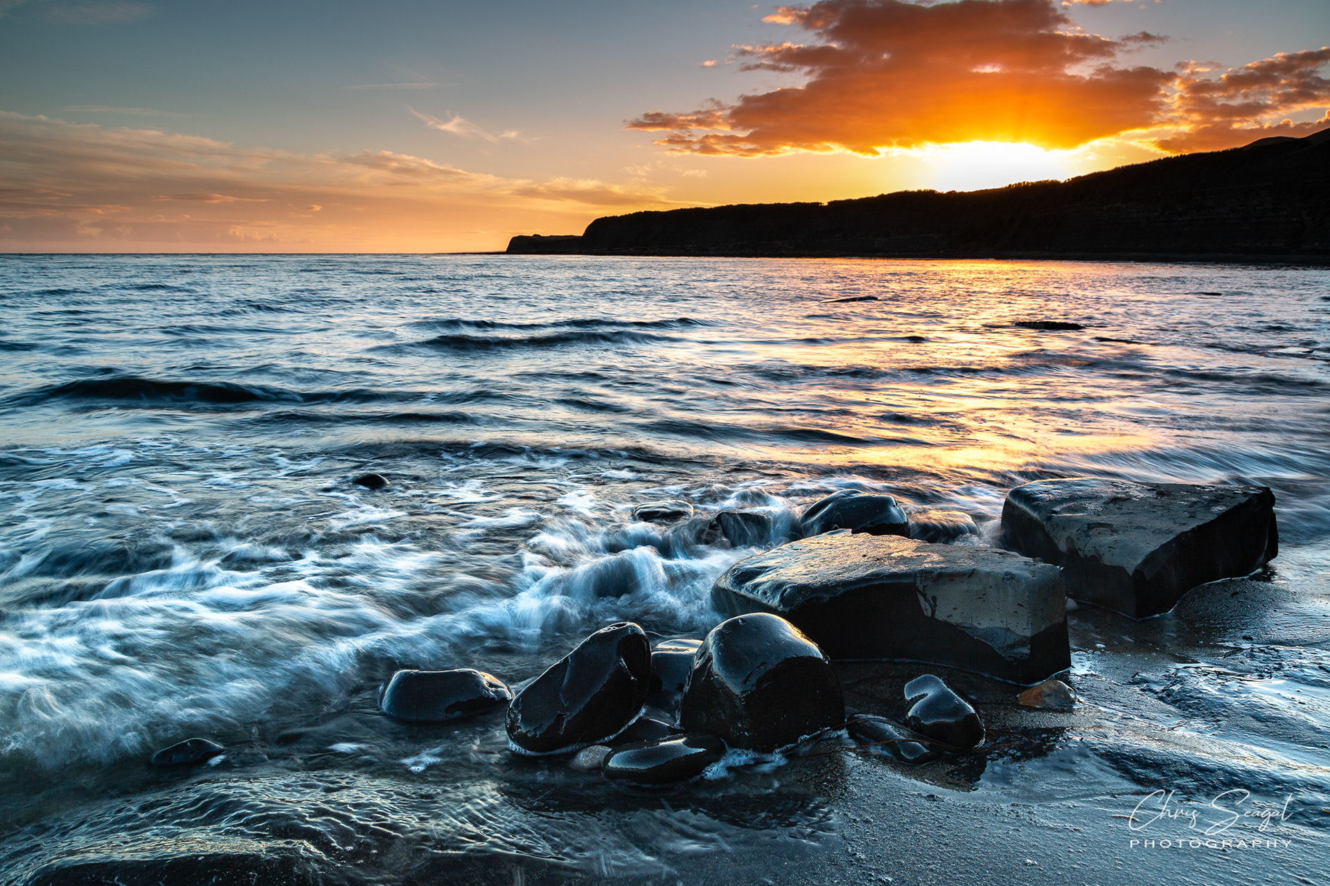Sunset at Kimmeridge