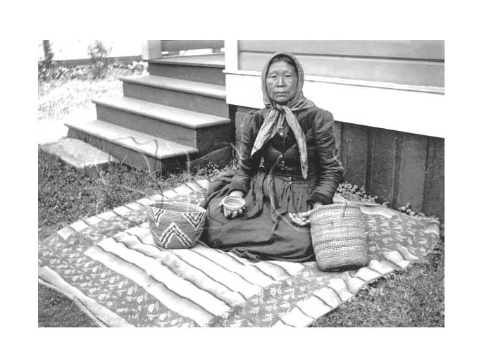 Molly, The Basketmaker, Ellensburg 1908 circa