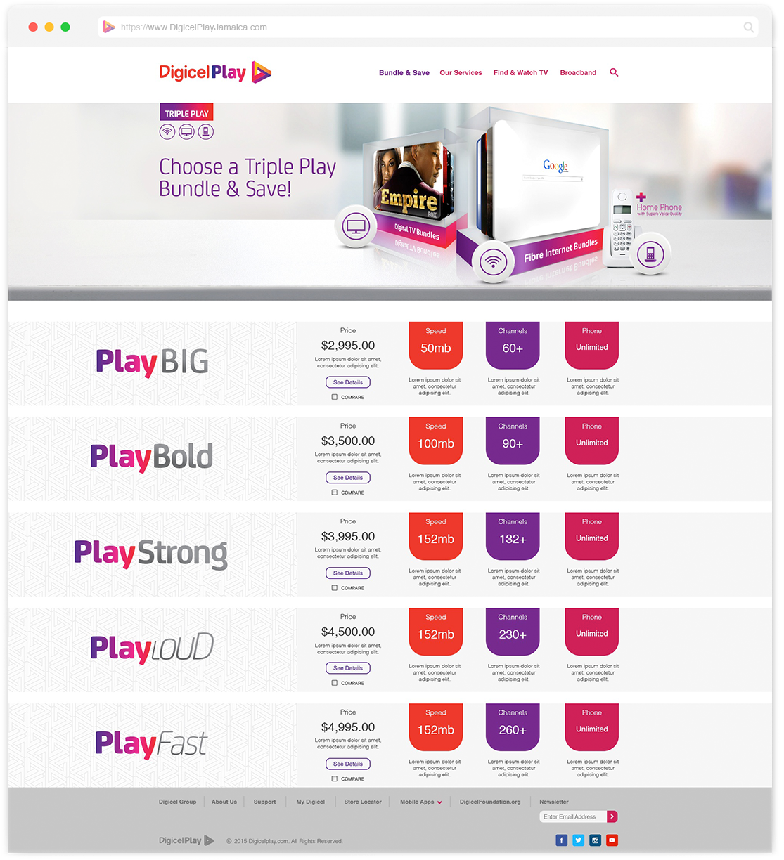 KerriDale Smith Digicel Play Website Case Study