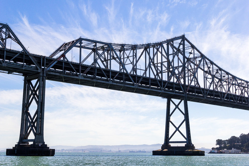 cantilever span of the SF bay bridge