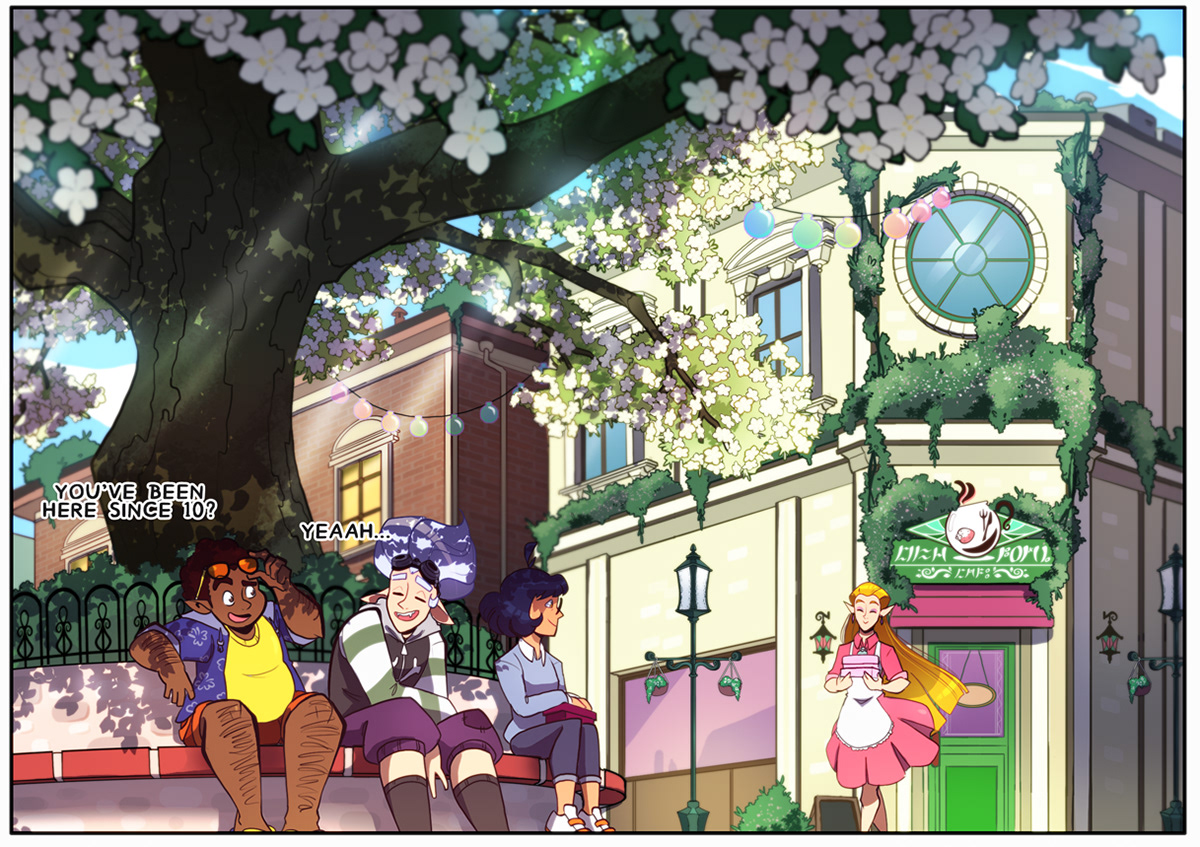 A panel from my comic