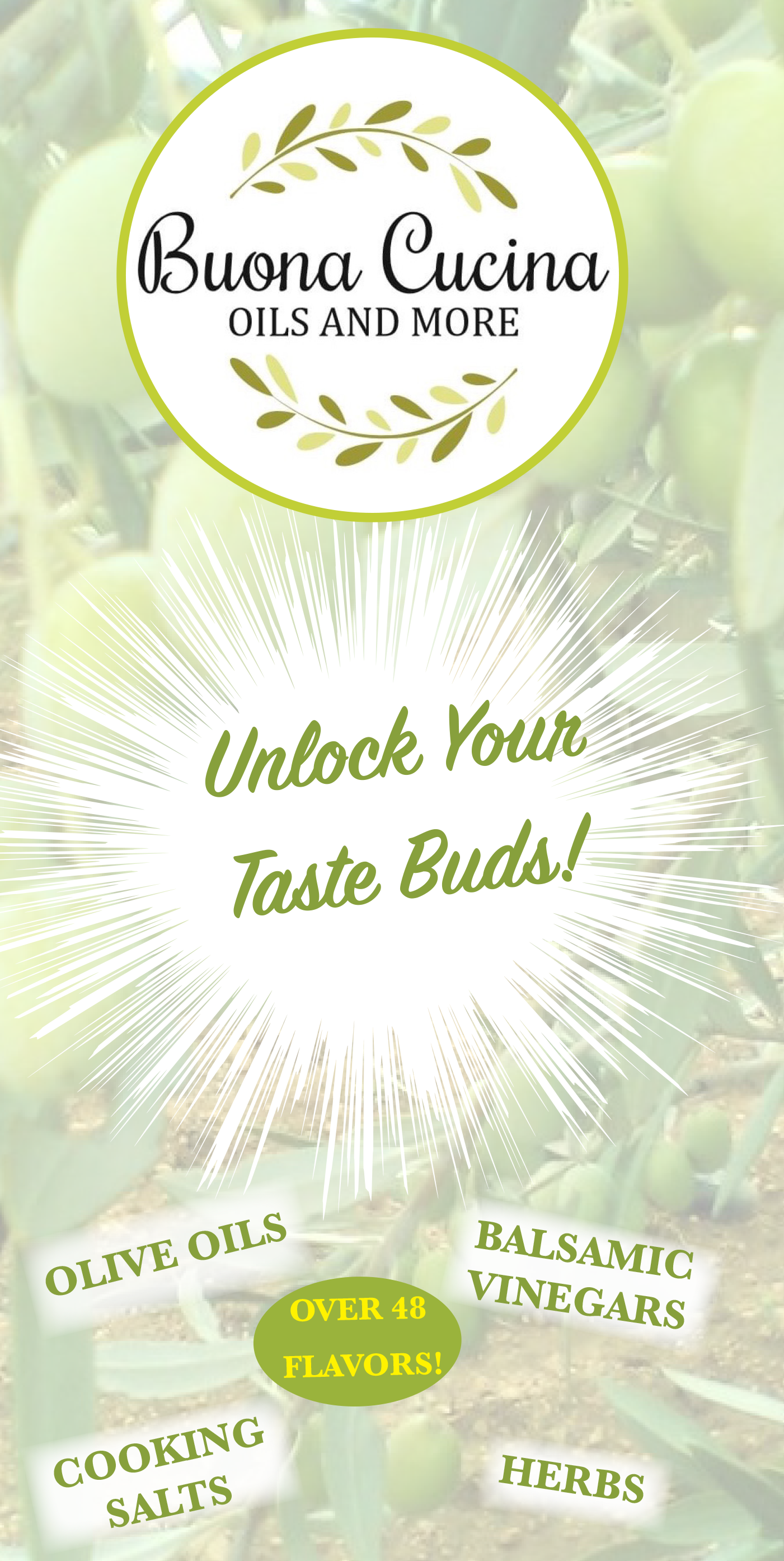 Buona Cucina Oils & More - Design and Content(Adobe Photoshop, Illustrator & Indesign)