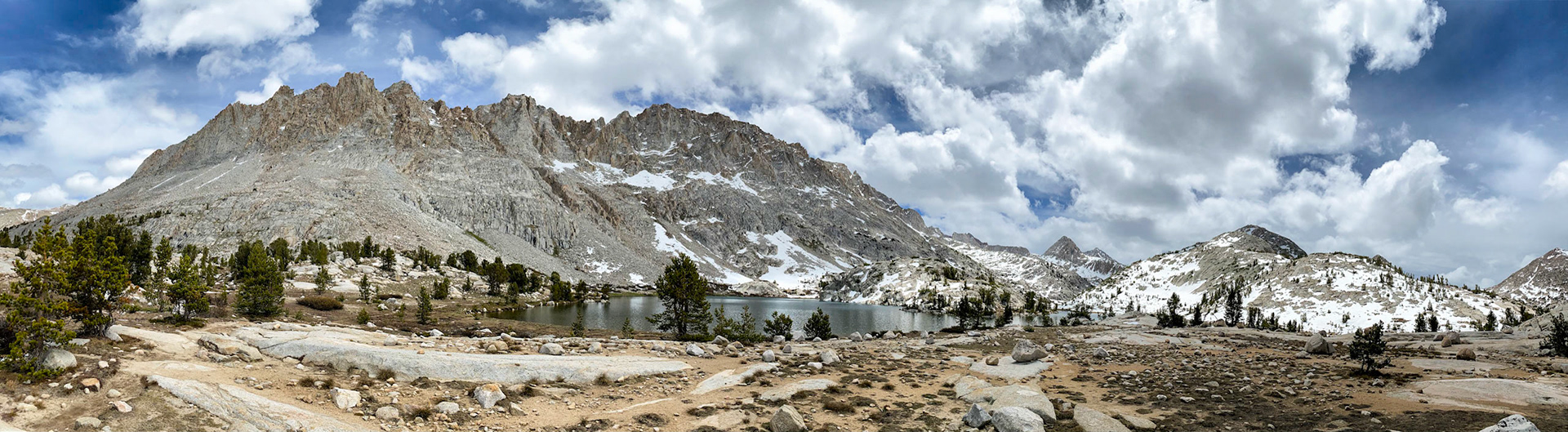 PCT: Upper Evolution Lake, Kings Canyon National Park, CA