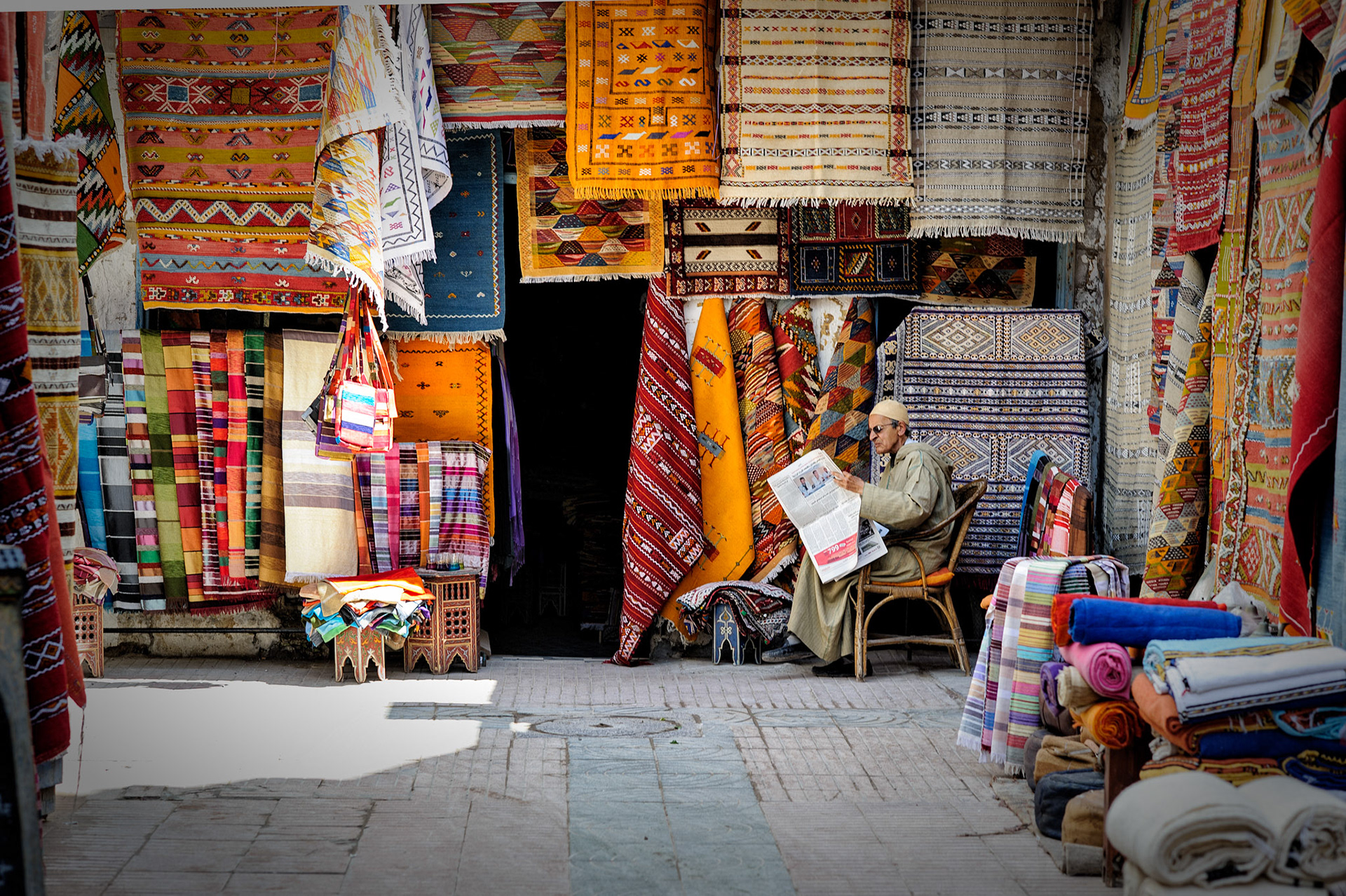 Carpet Merchant - Essaouira, Morocco