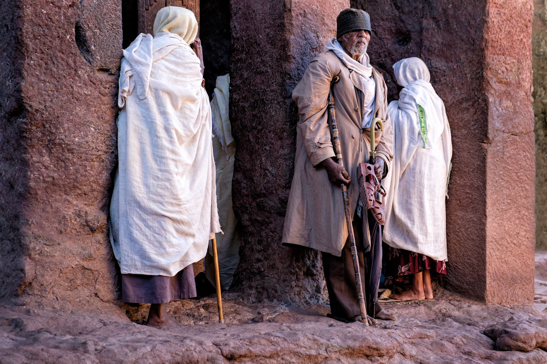 Man at Bet Maryam - Lalibela, Ethiopia