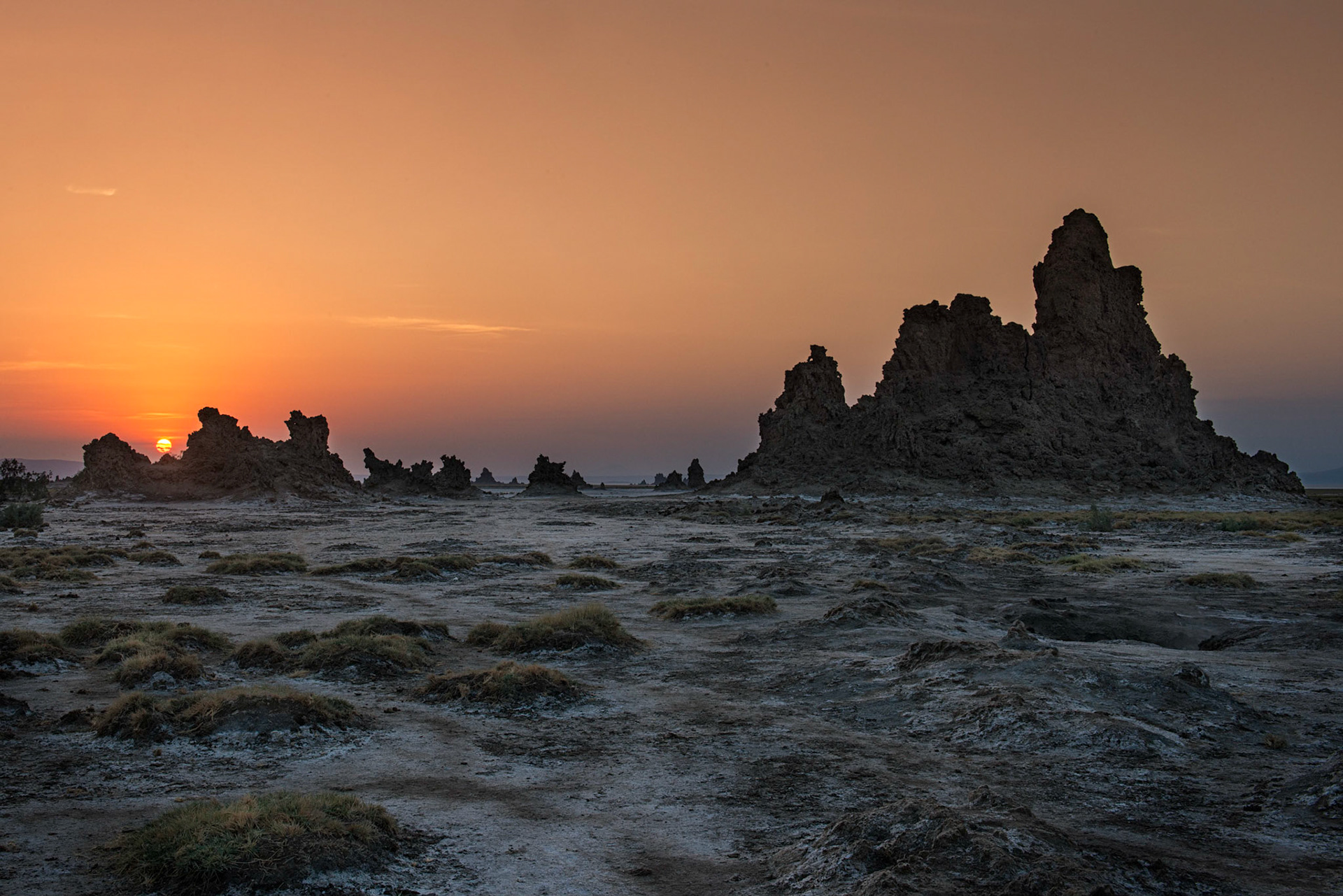 Desolate Landscape of Lac Abbe - Djibouti
