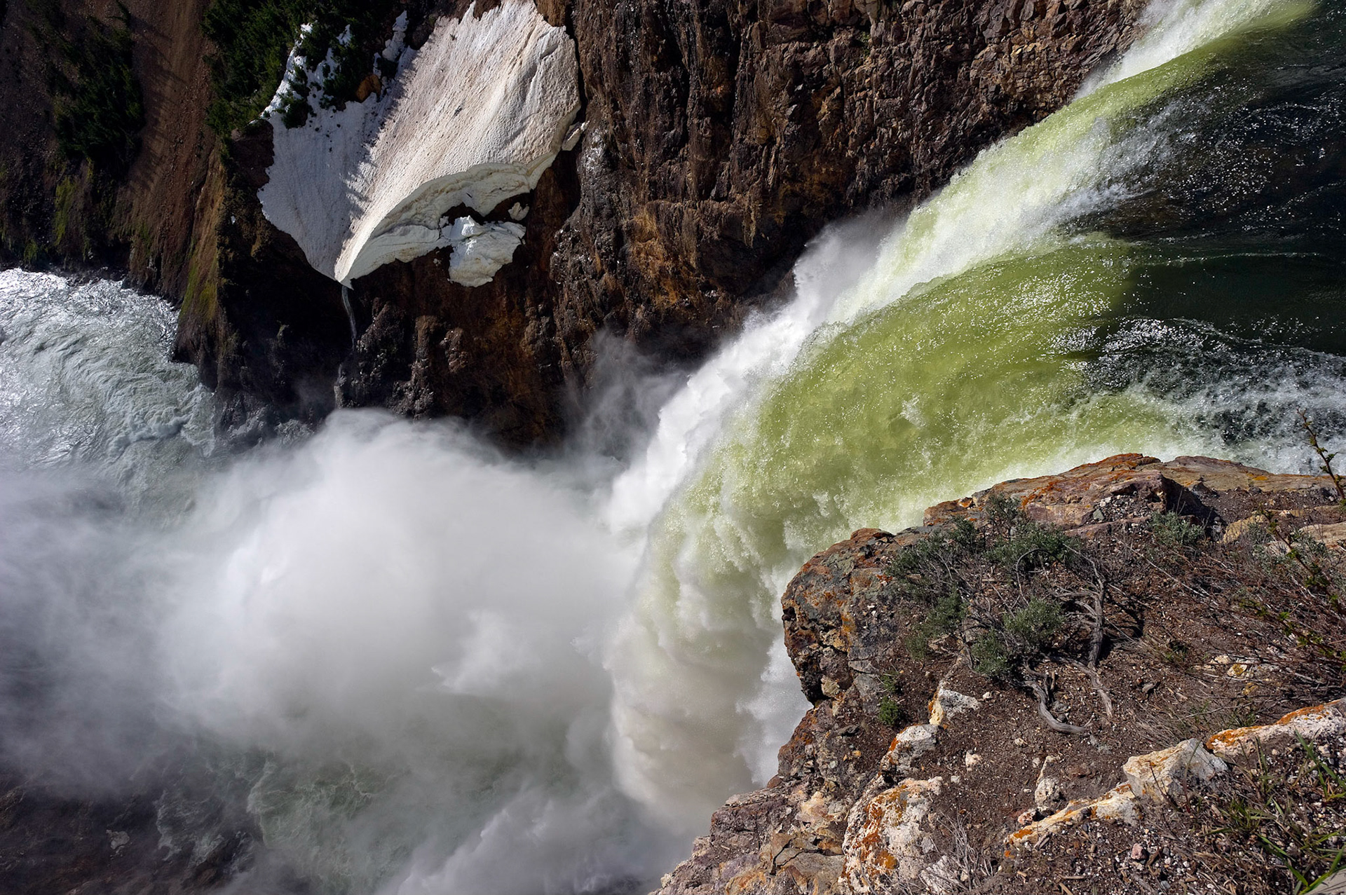 Lower Yellowstone Falls - Yellowstone, Montana