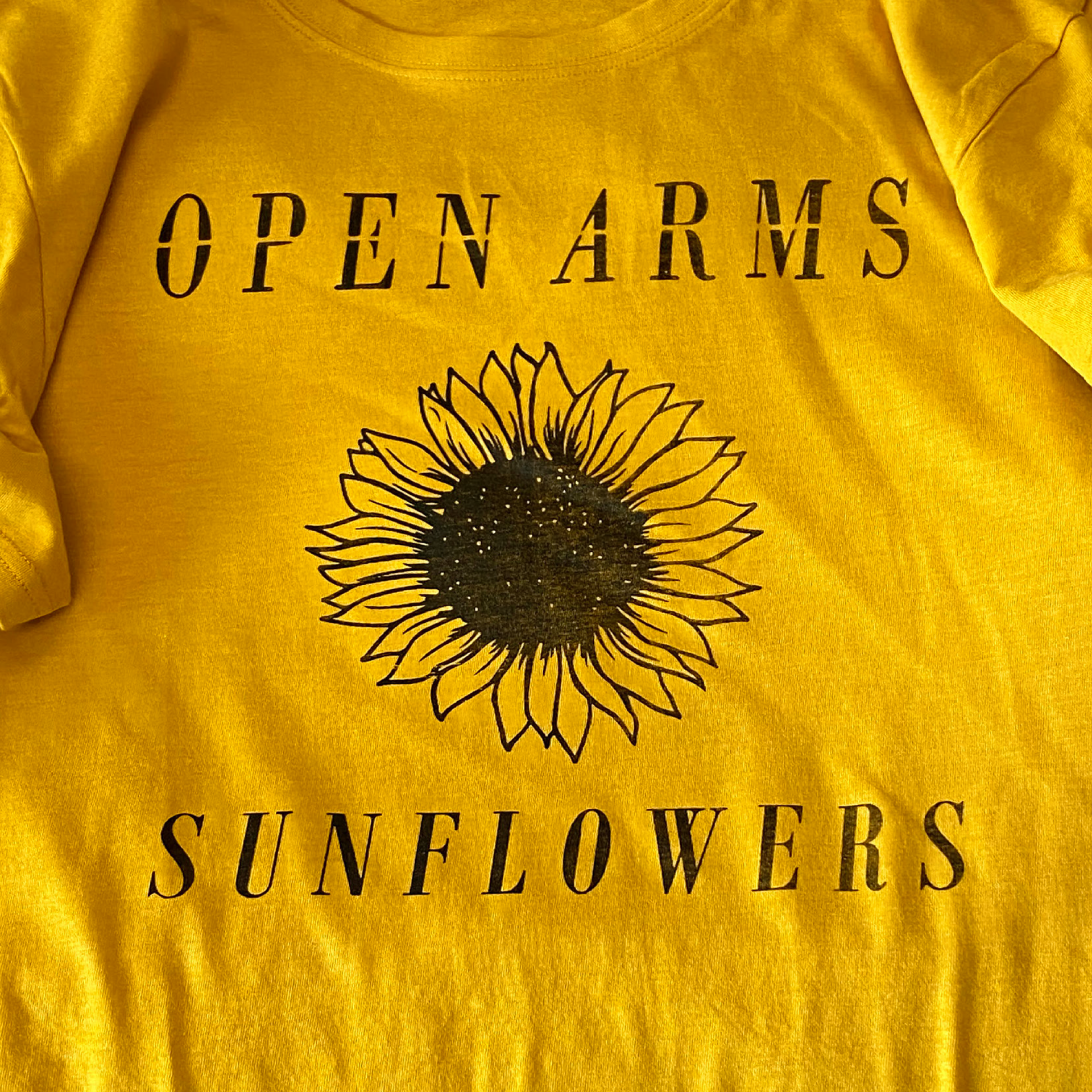 Thomas Andrews - Screen Printed OPEN ARMS Band T - Shirt