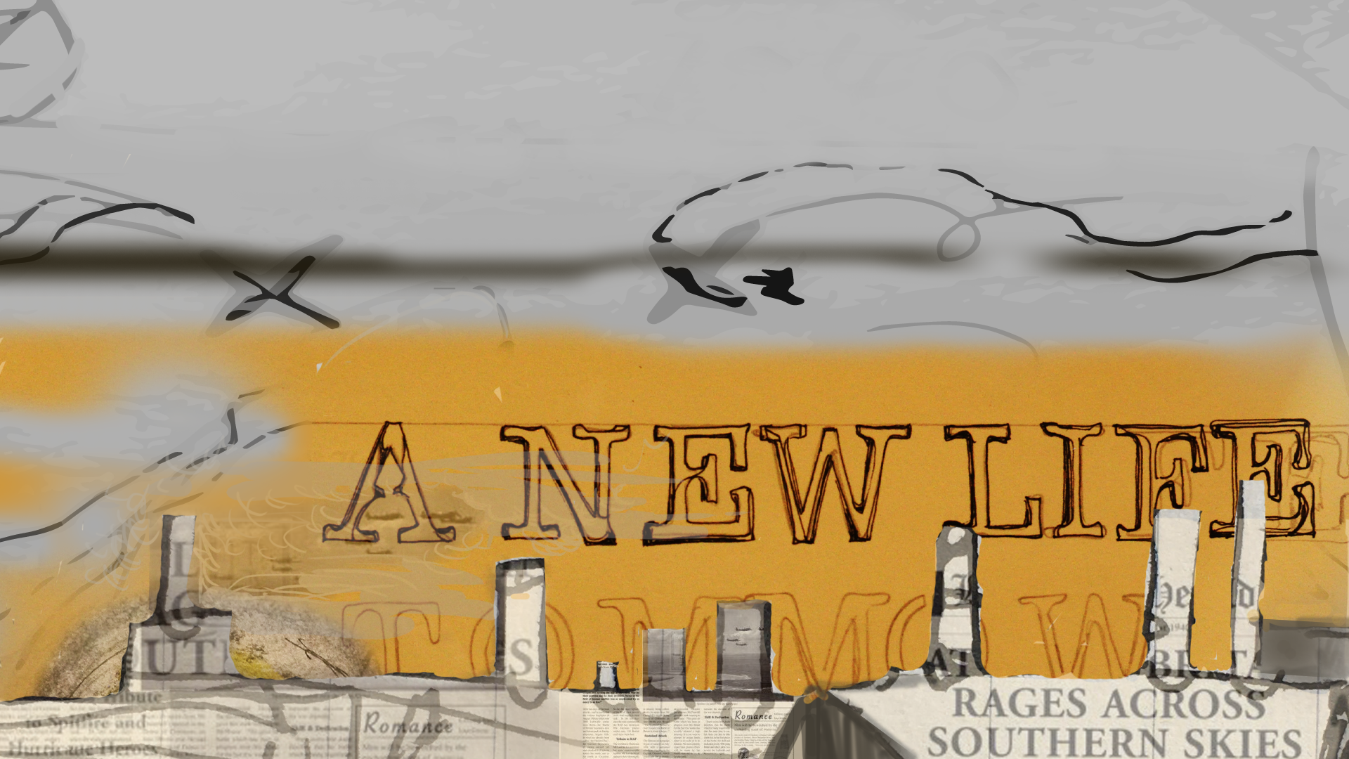 Title sequence drawing