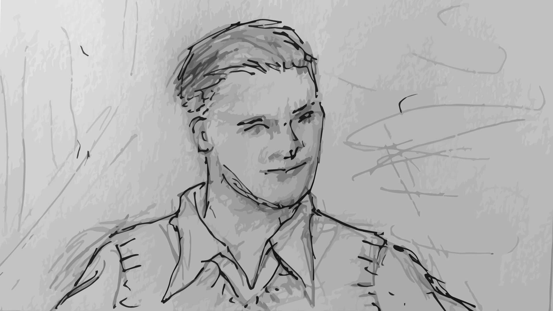 Character close up sketch