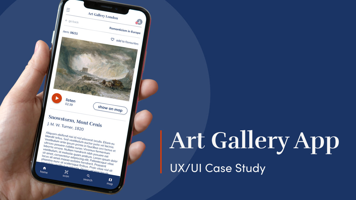 art gallery app case study