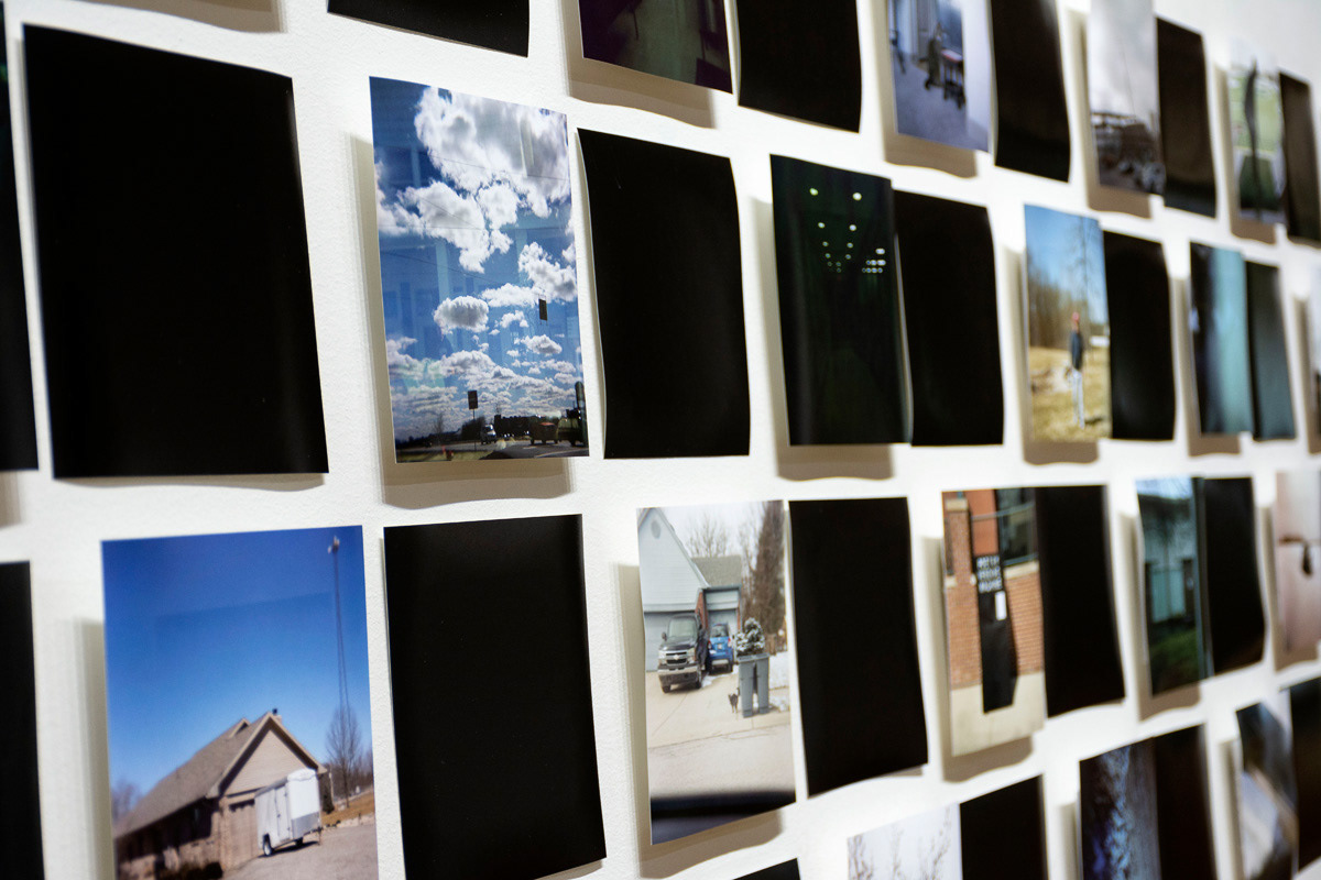 Detail: Square inkjet prints, taken with Holga camera