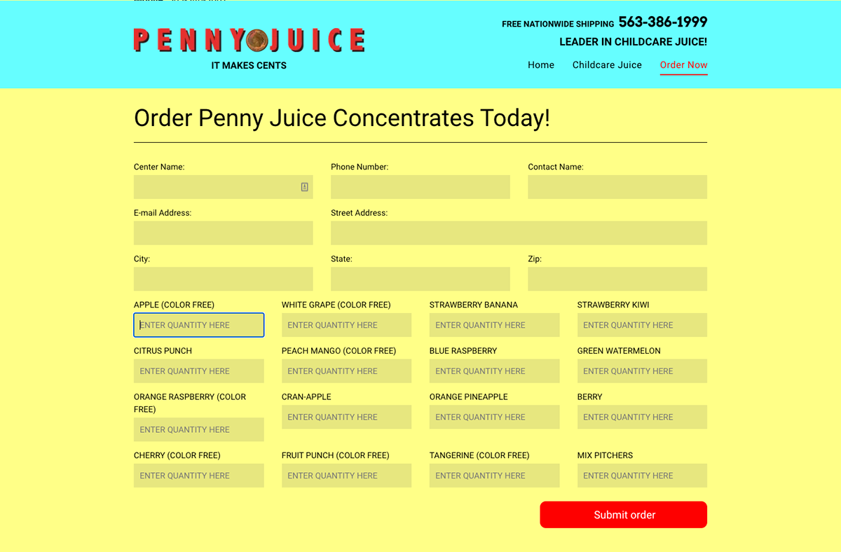 Demario Clarke Penny Juice Checkout Redesign Case Study