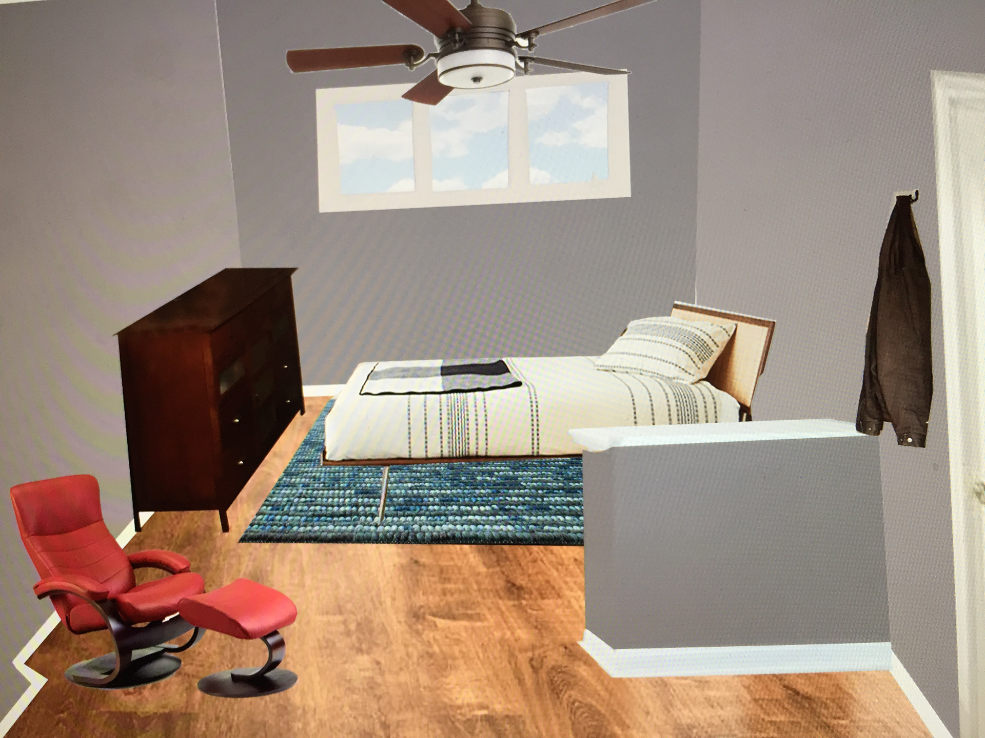 Bedroom rendering