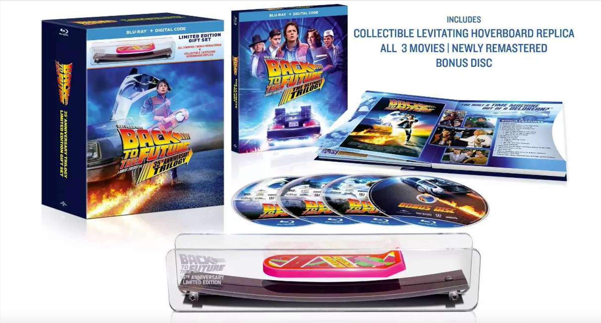 30th Anniversary Back to the Future Trilogy + Hoverboard