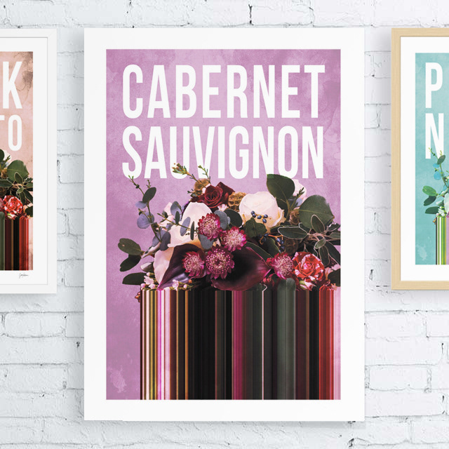 Cabernet Sauvignon Wine Print