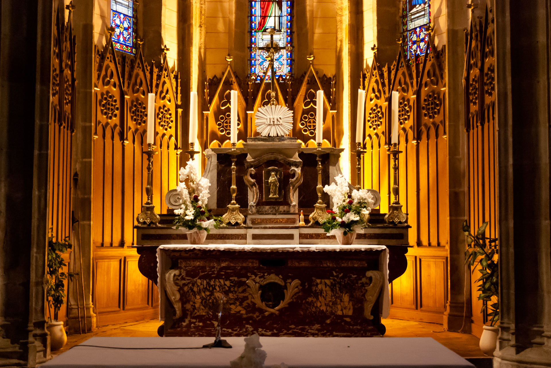 Altar der Kirche von Siran.