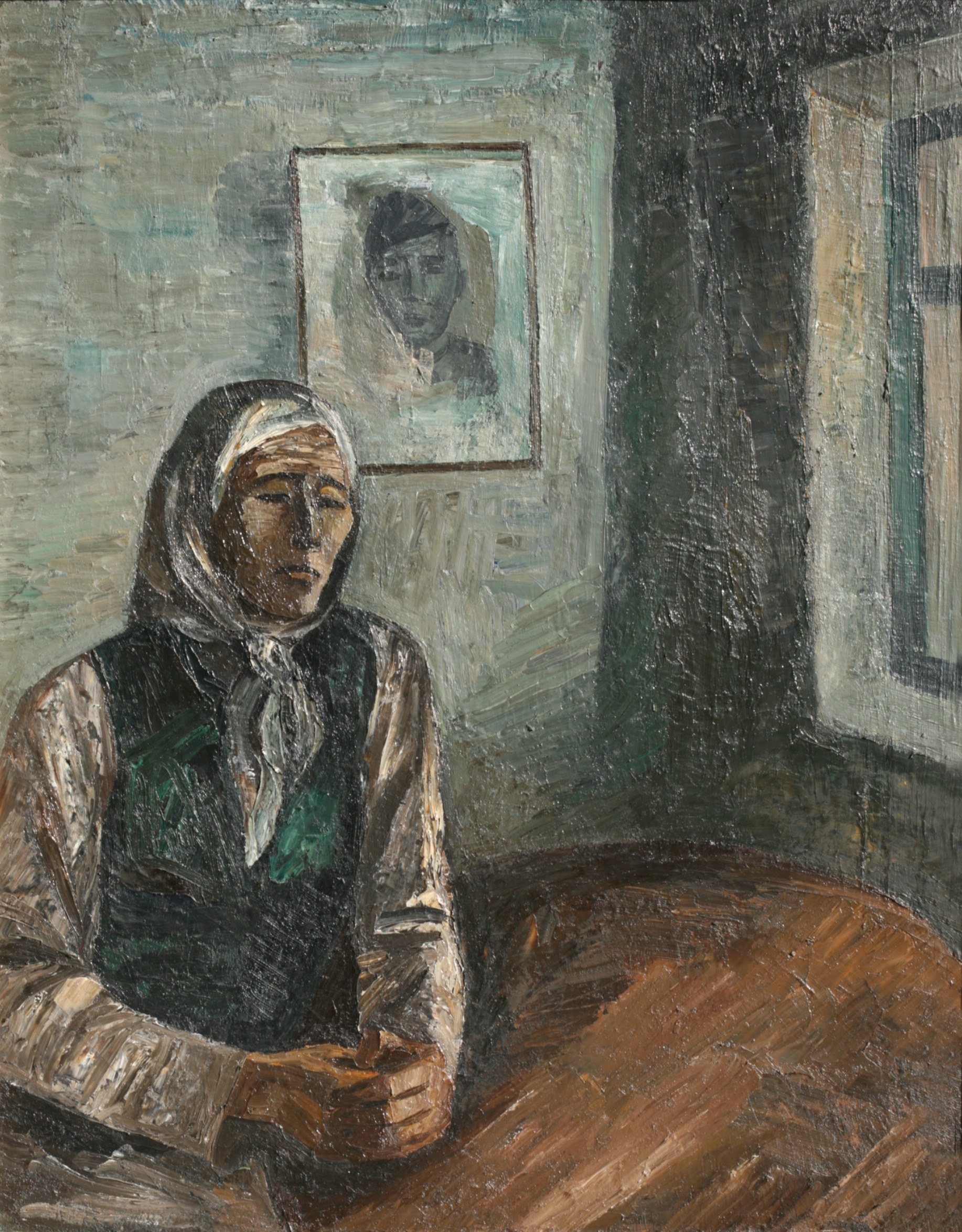 Мать солдата. 1985 г., х.м., 99x80