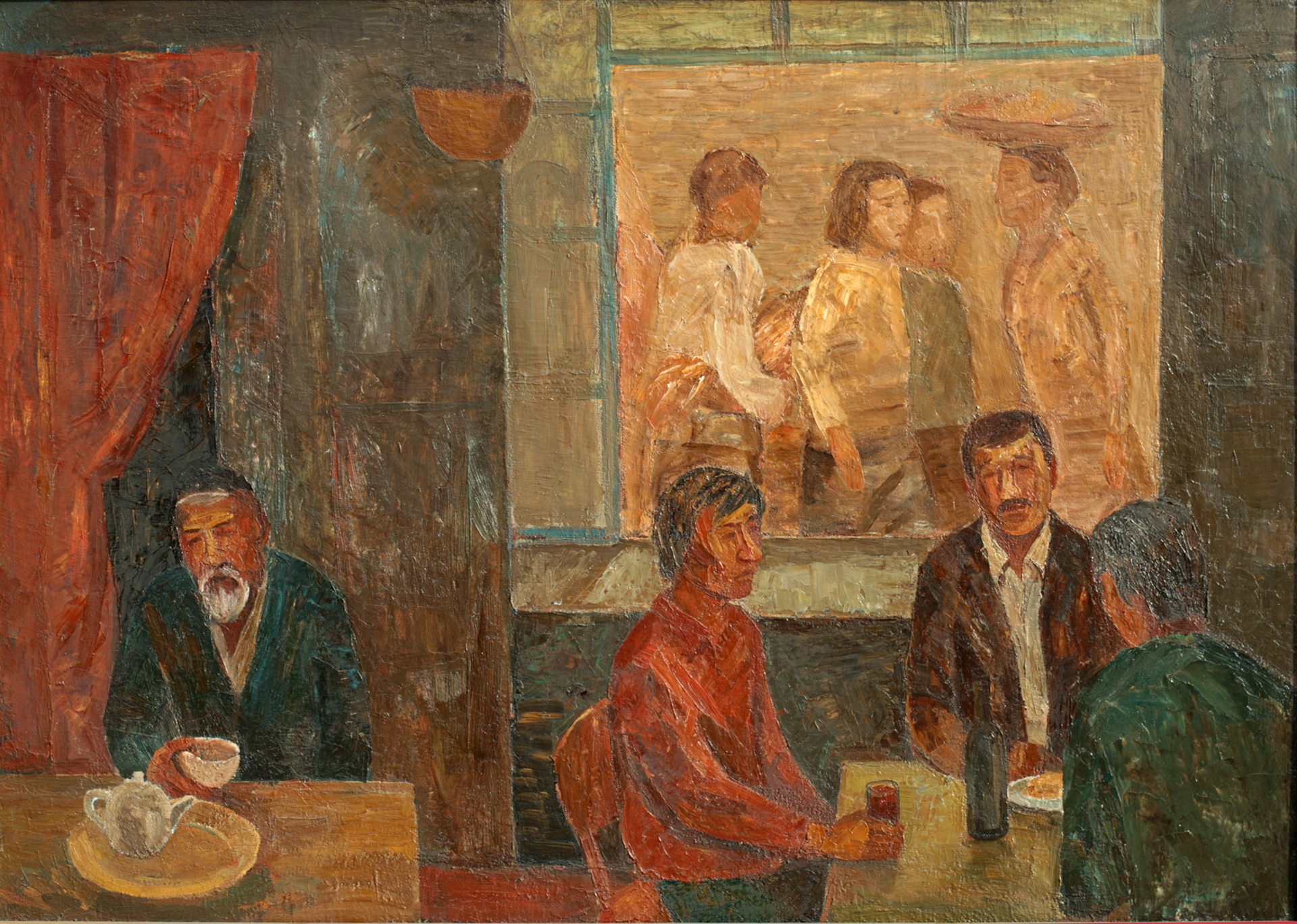 В Оше. 1980 г., х.м., 100x140