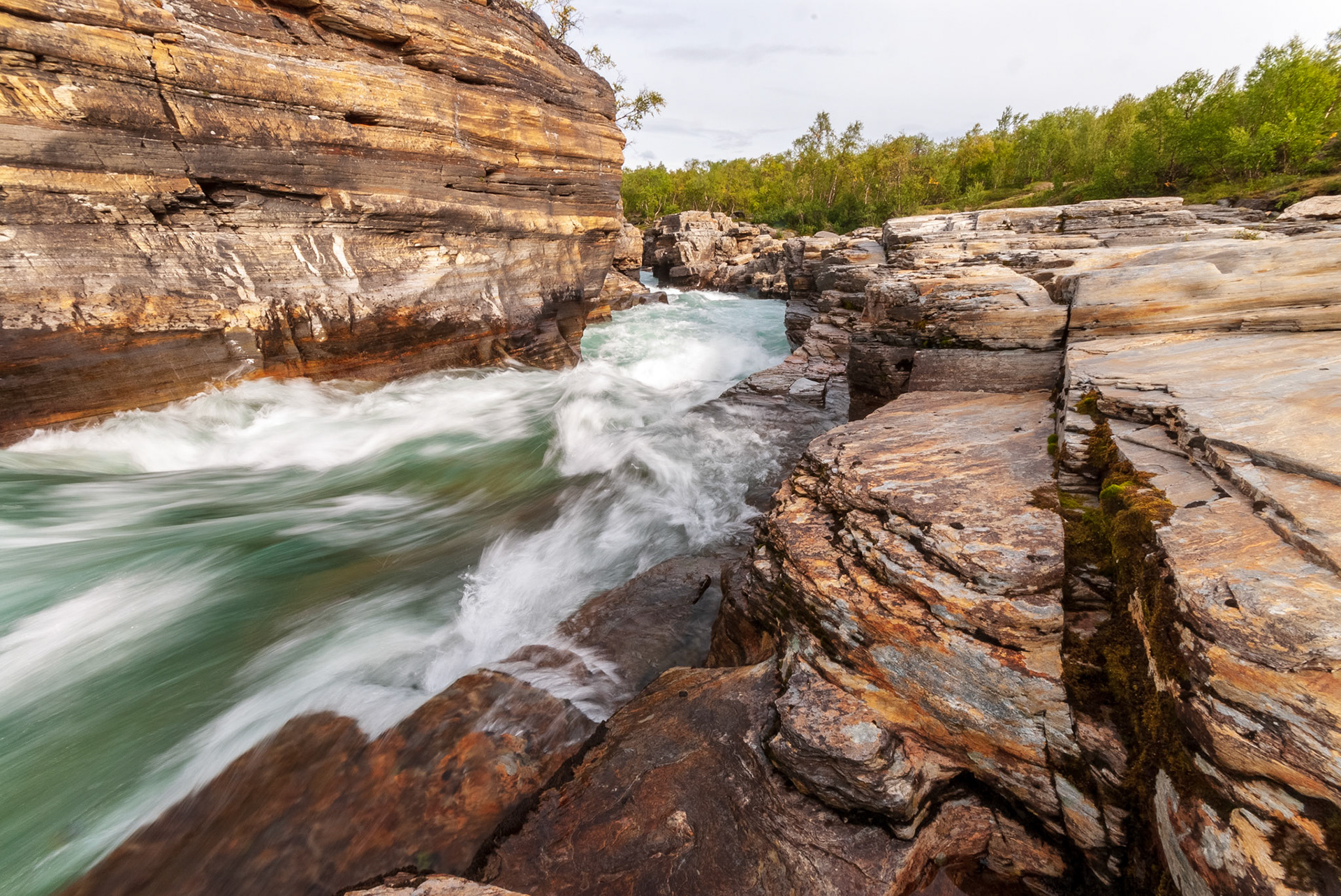 Abisko Kanjon, Abiskojokken