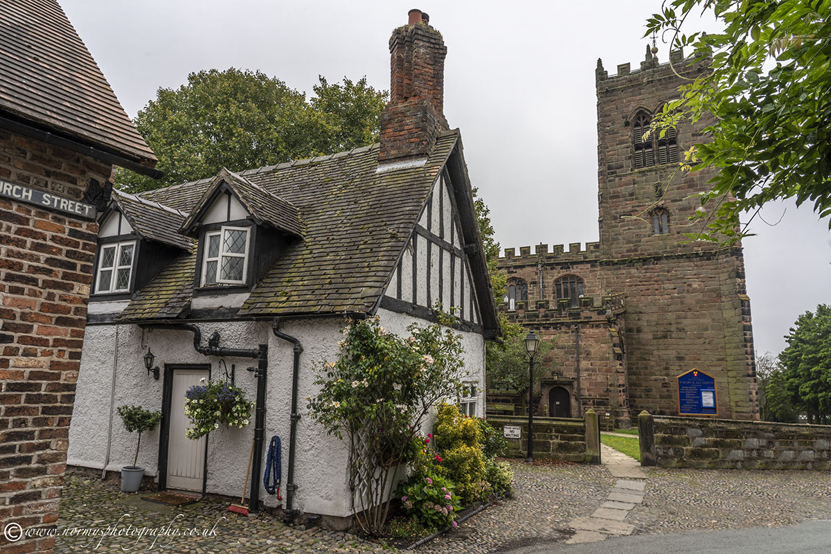Church and cottages