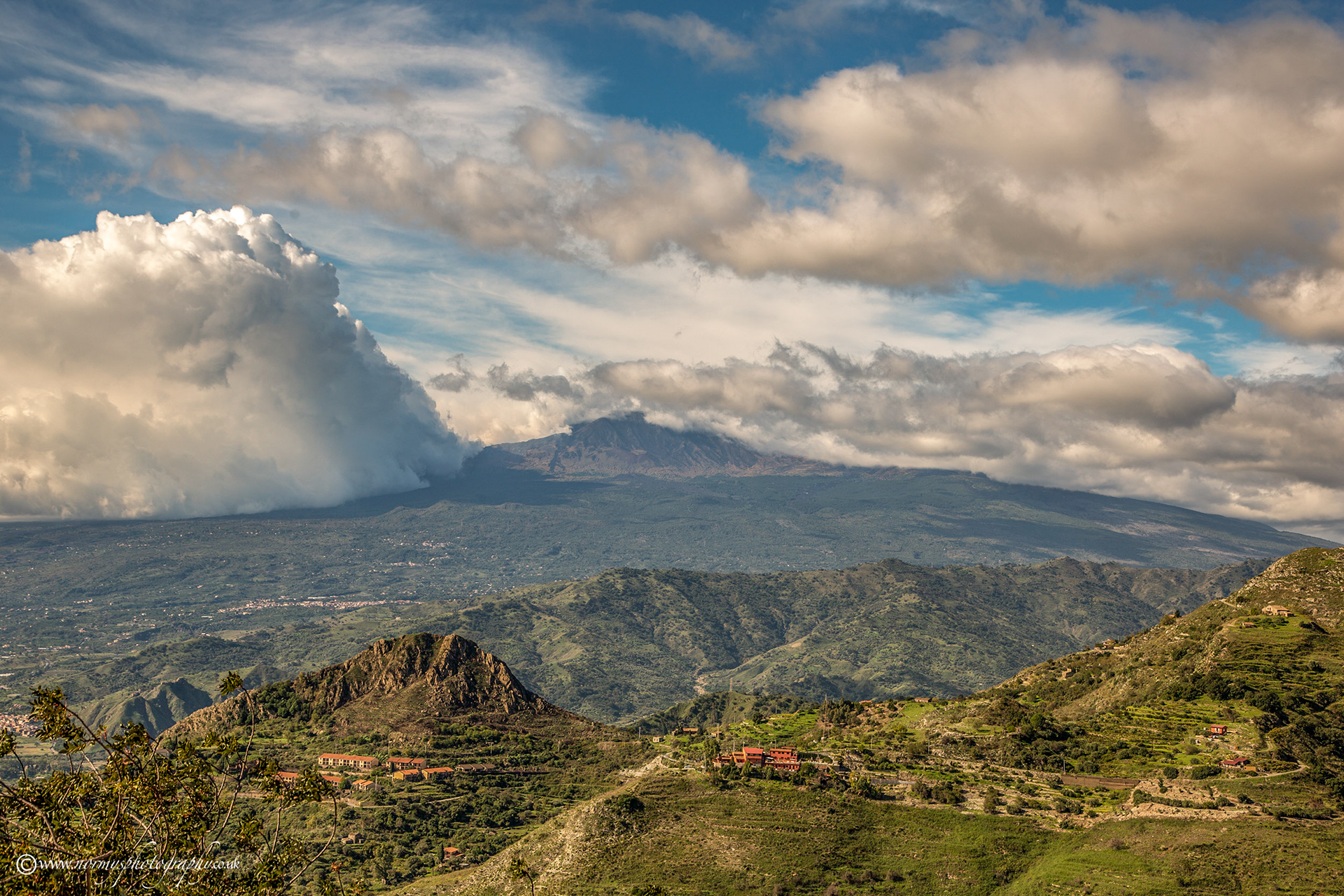 Etna in the clouds