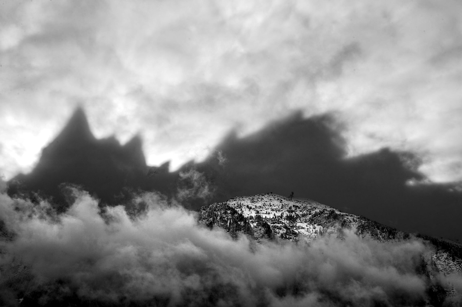 Aiguilles de Chamonix , spectre de Broken