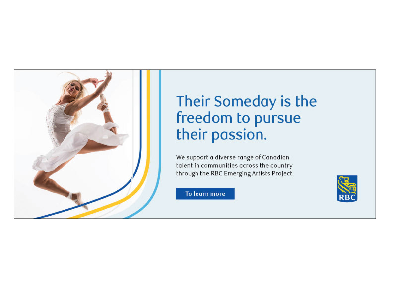 Magazine ad supporting creative arts