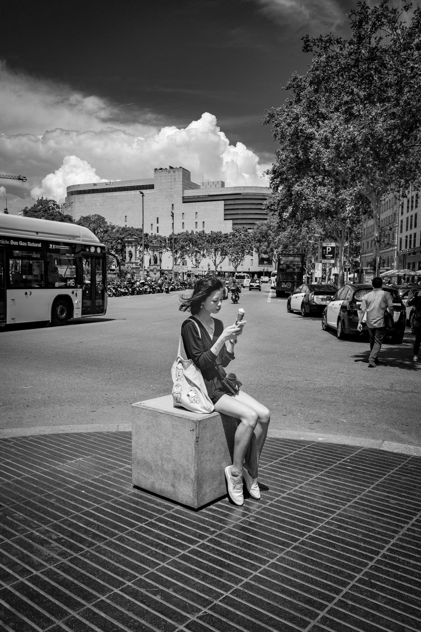 Place de Catalunya, Barcelona, Spain
