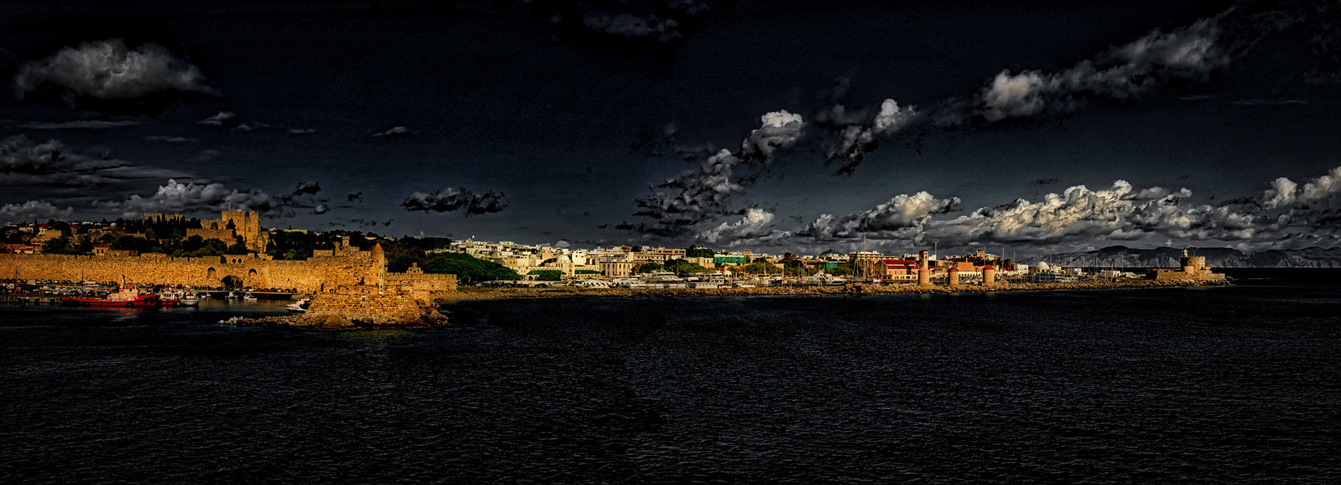 Arriving Rhodes, Greece