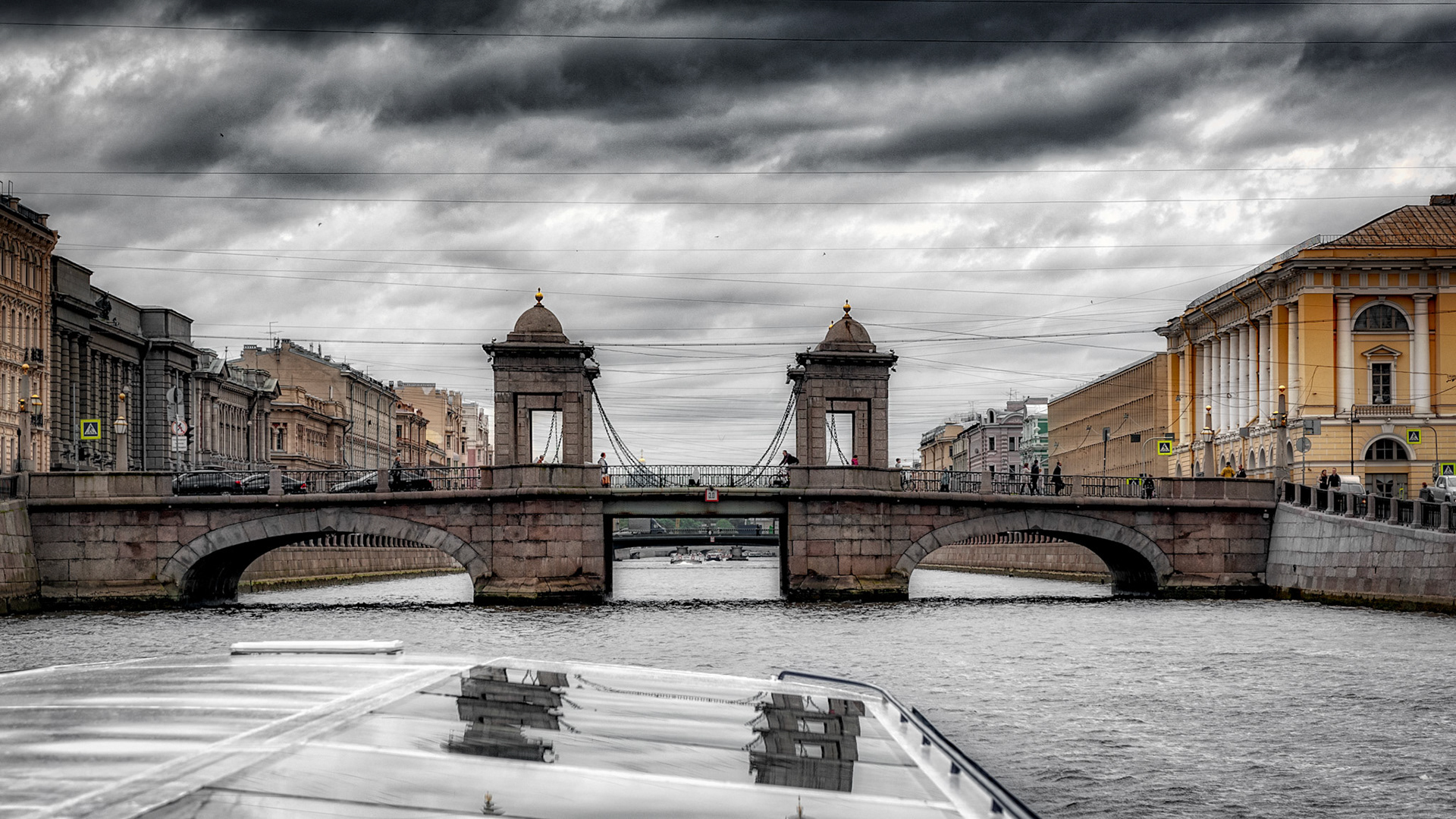 Lomonosov Bridge, St. Petersburg, Russia