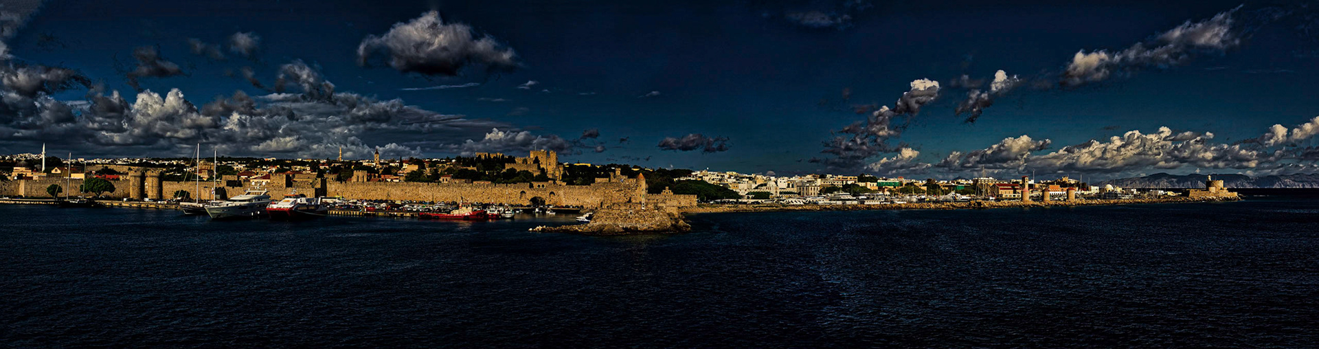 Arriving Rhodes, Greece