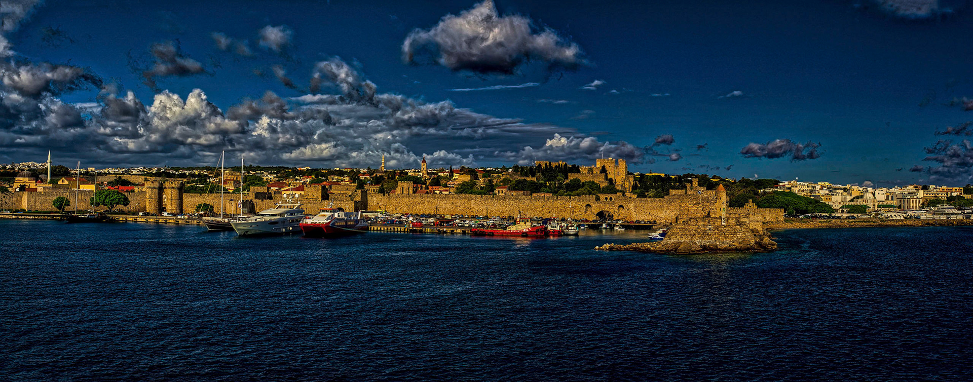 Arriving Rhodes, Greece