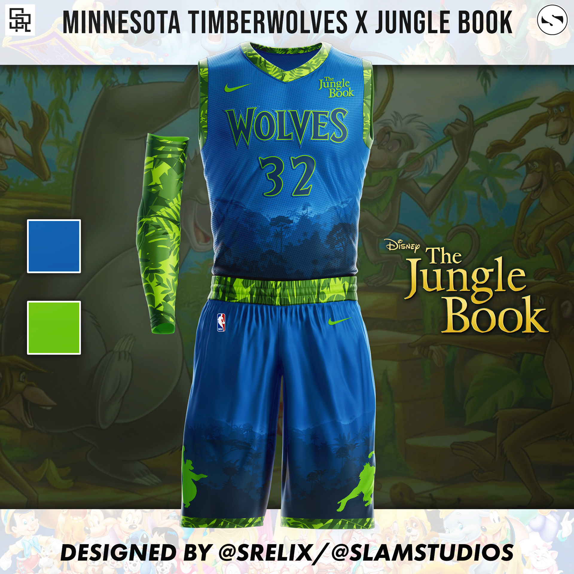 NBA graphic designer creates Disney-inspired Brooklyn Nets uniform